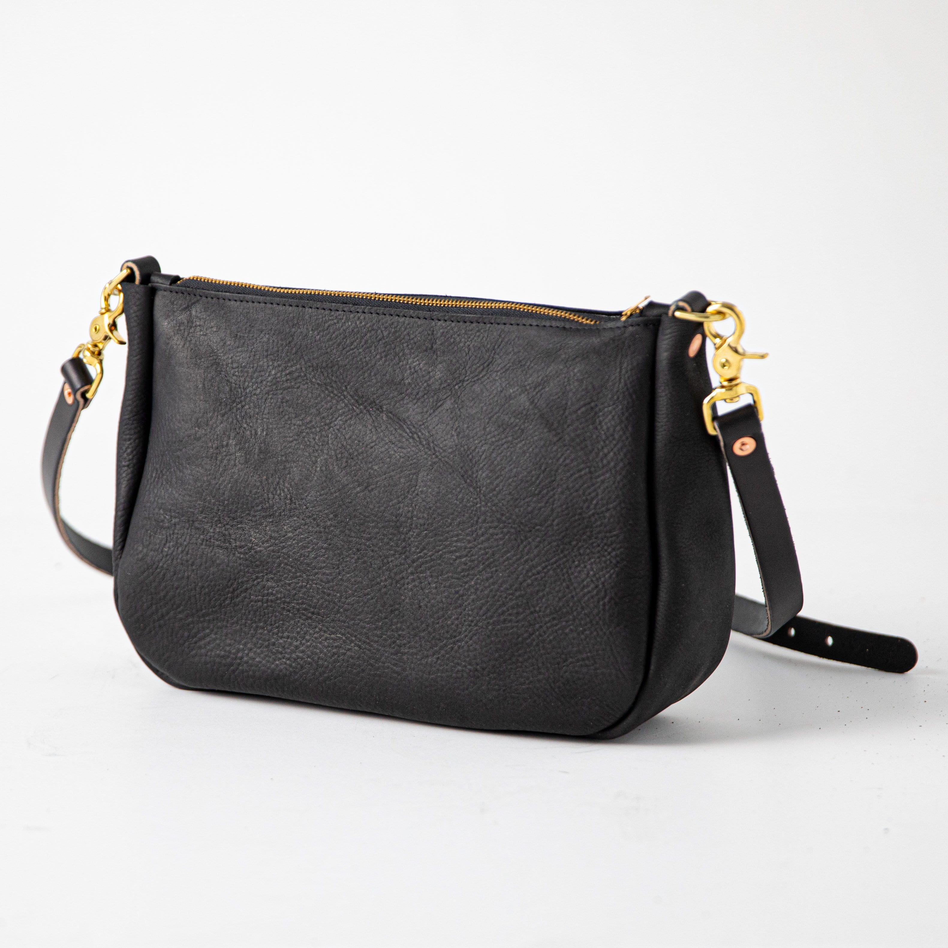 Scratch-and-Dent Black Kodiak Crossbody Bag