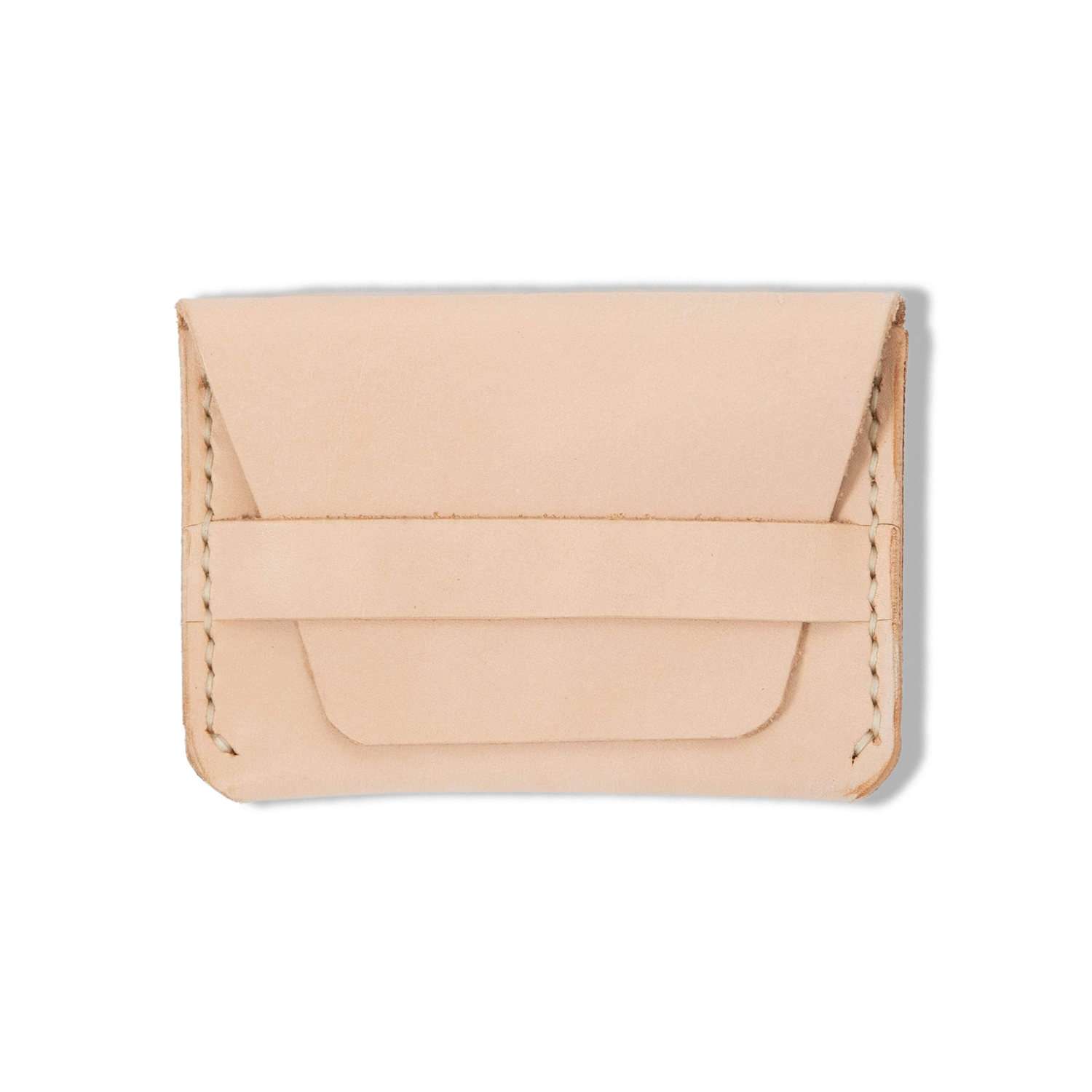 Rustic  Vegetable Tan Flap Wallet