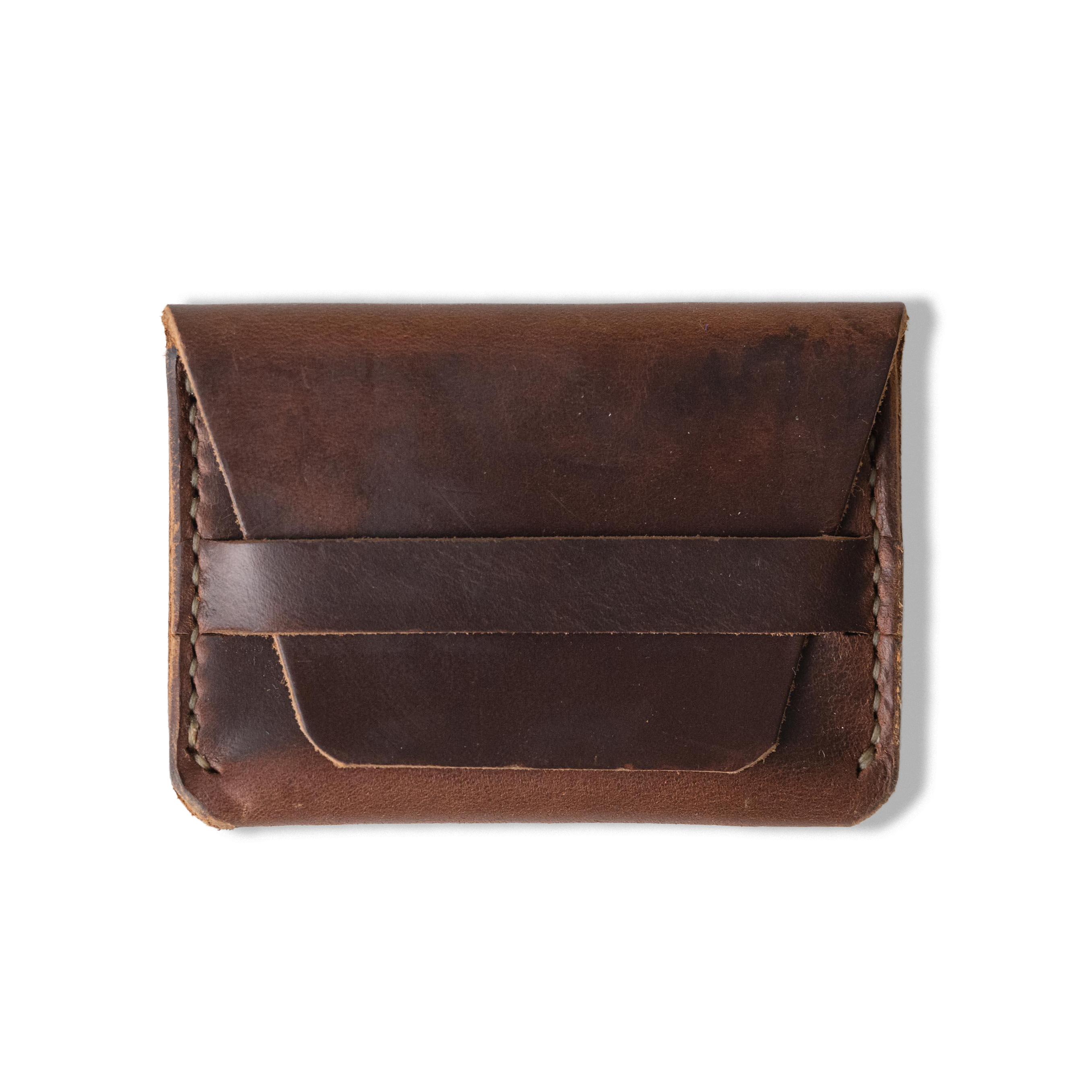 Brown Chromexcel Flap Wallet