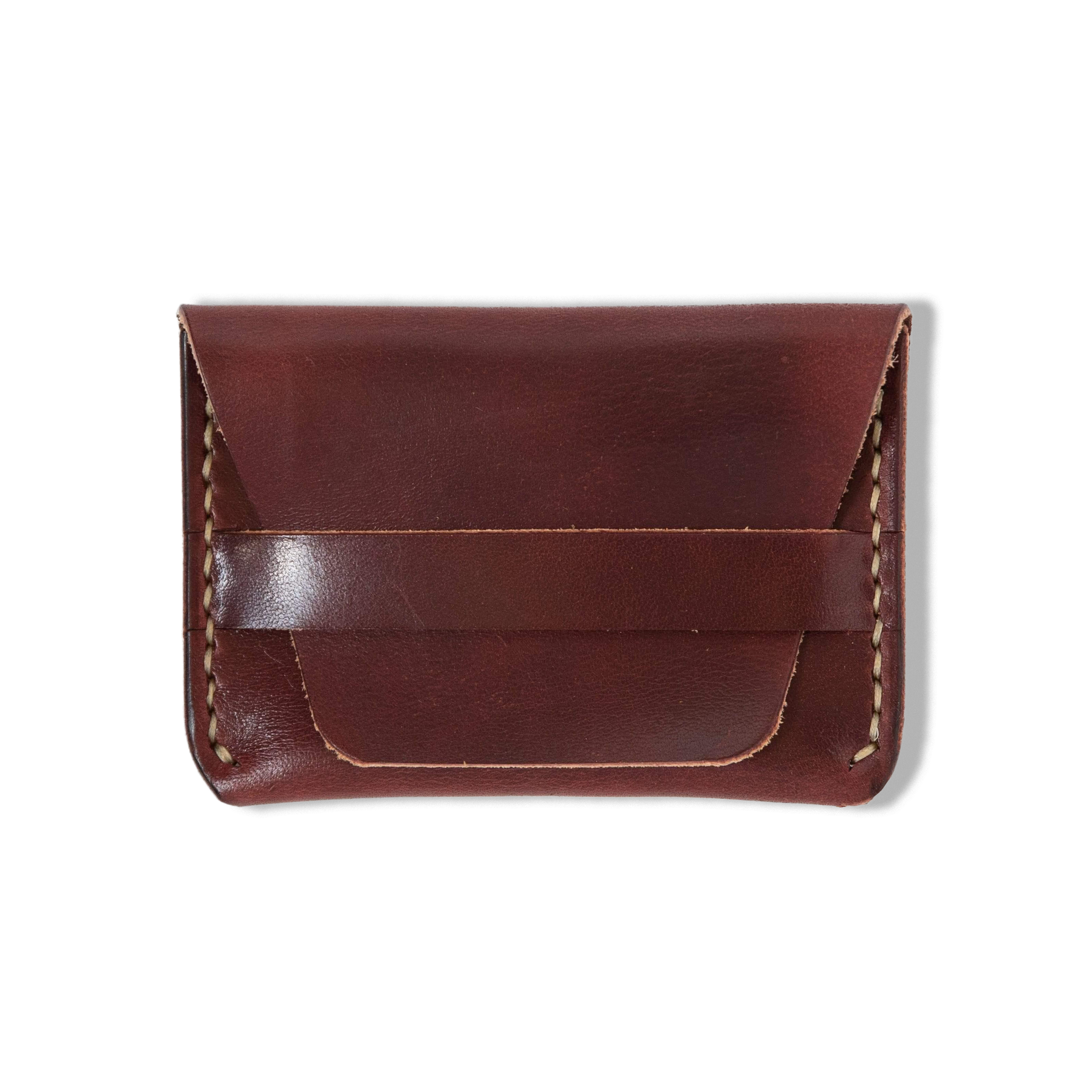 Burgundy Flap Wallet