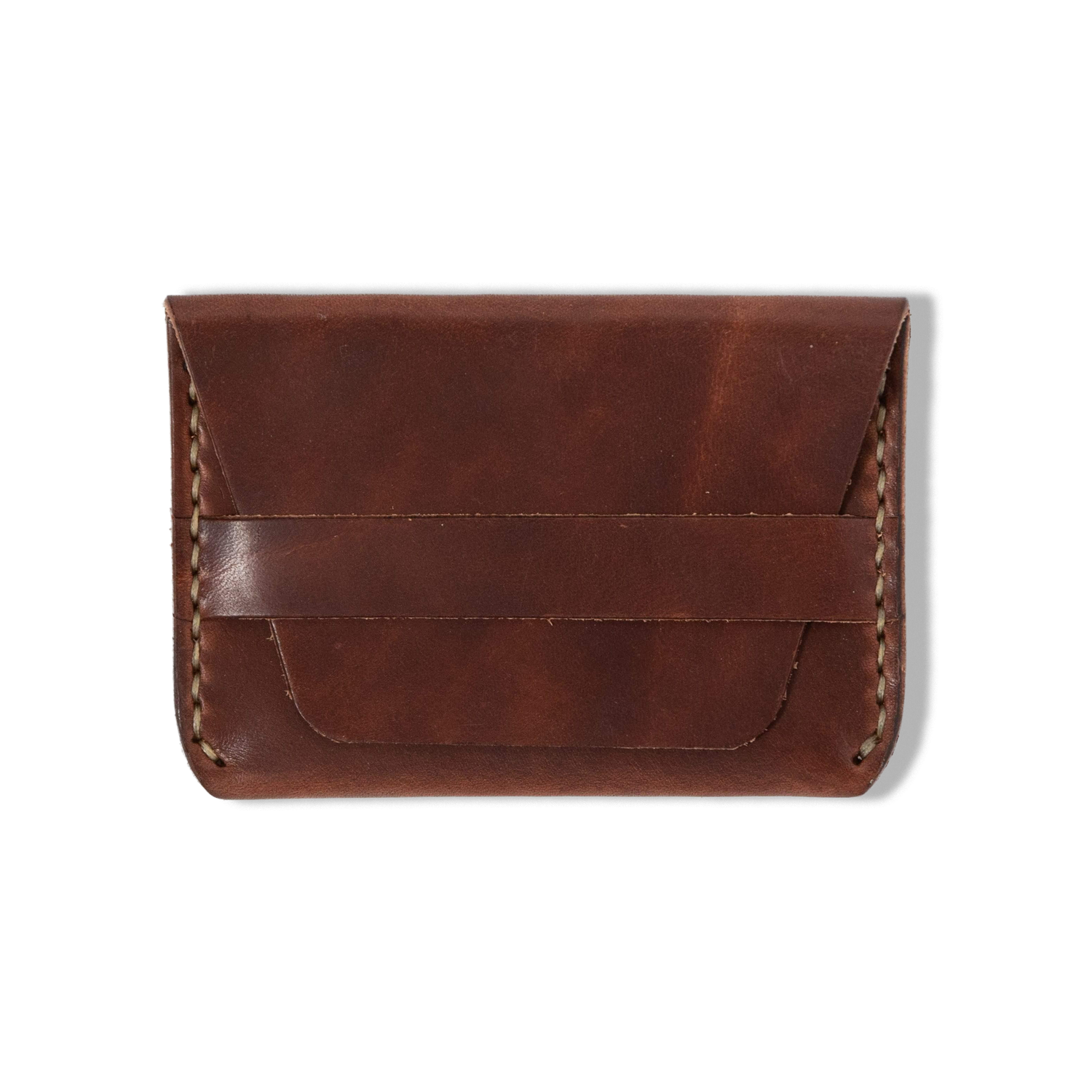 Medium Brown Flap Wallet