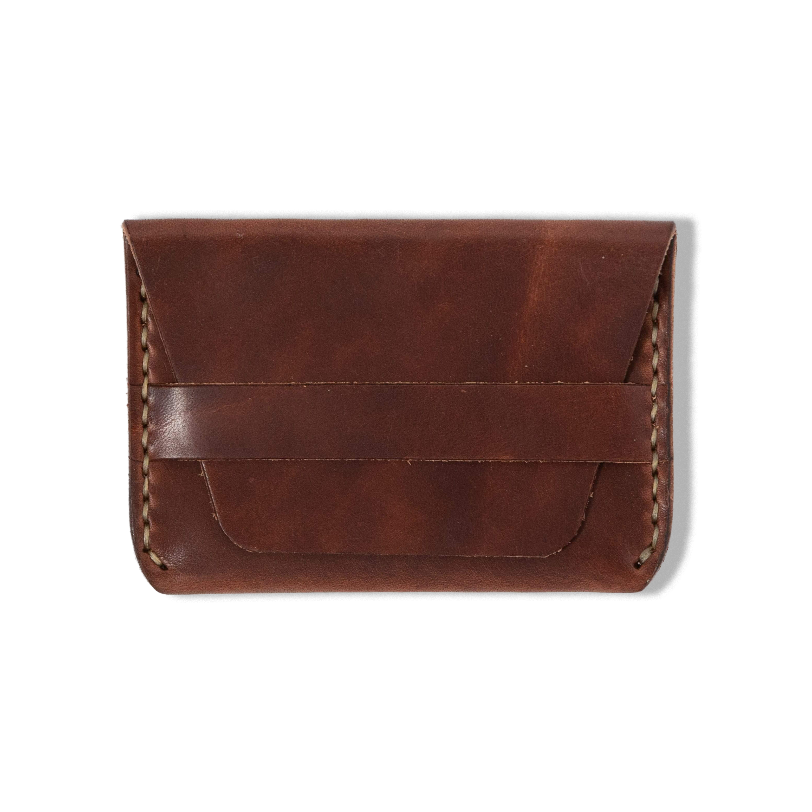 Medium Brown Flap Wallet