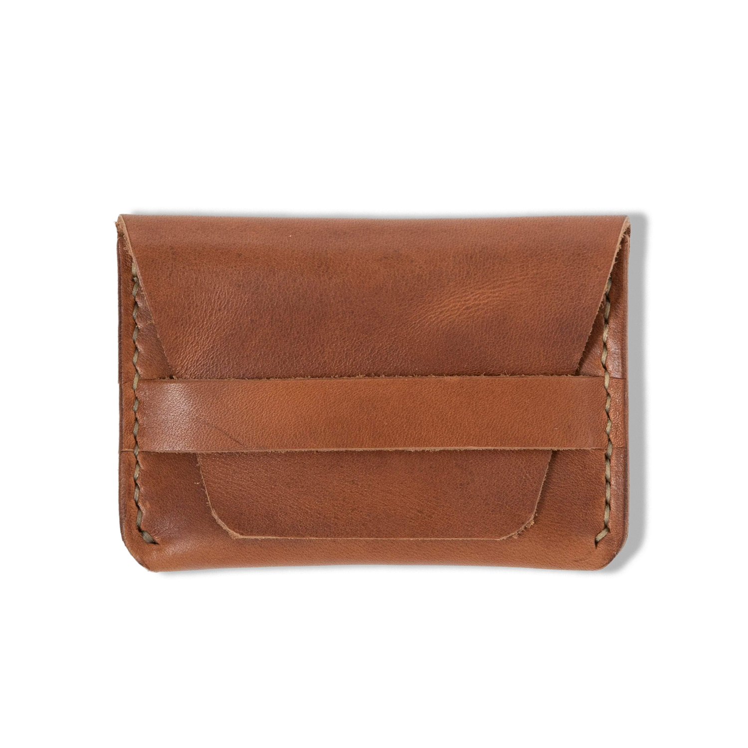 Cognac Flap Wallet