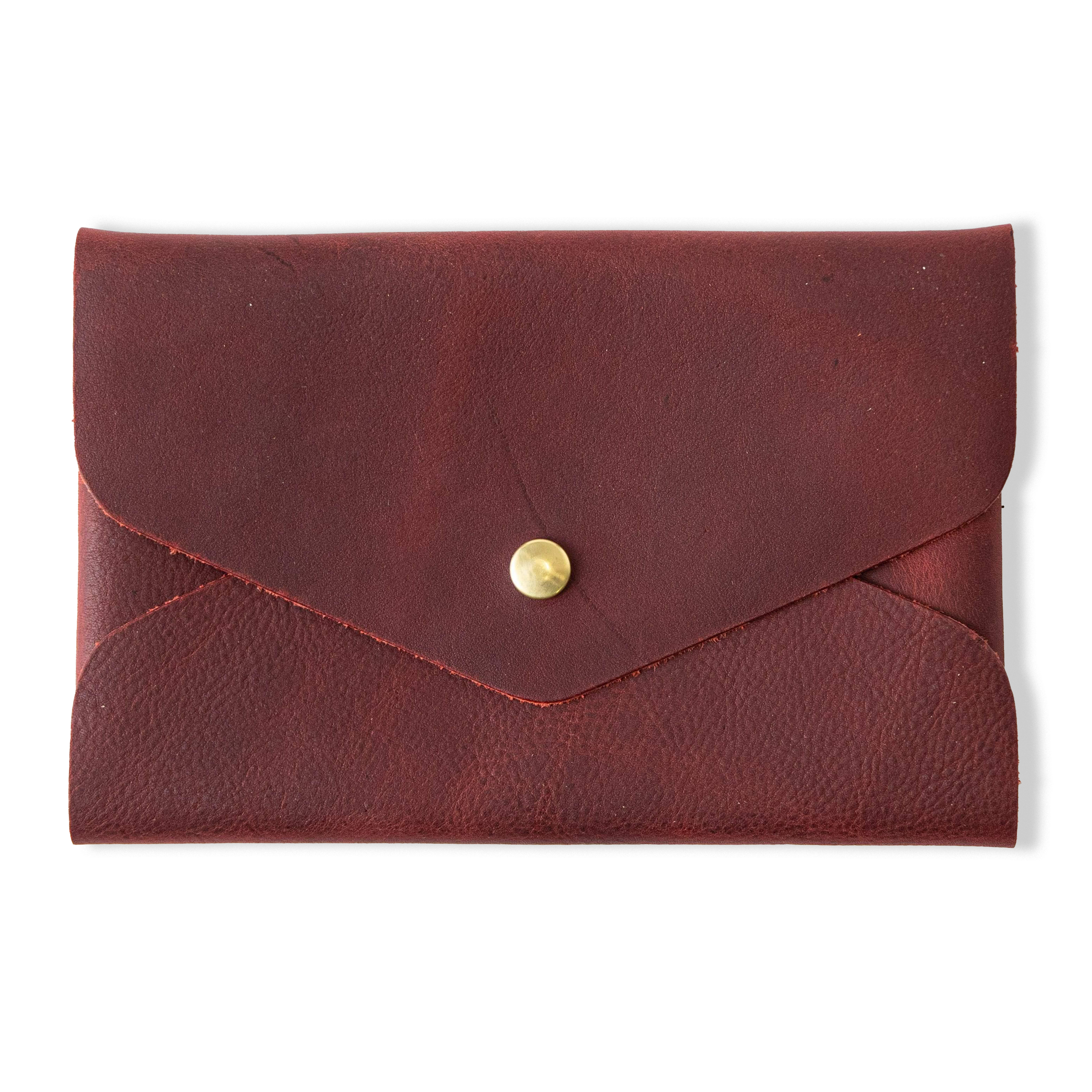 Red Kodiak Envelope Clutch