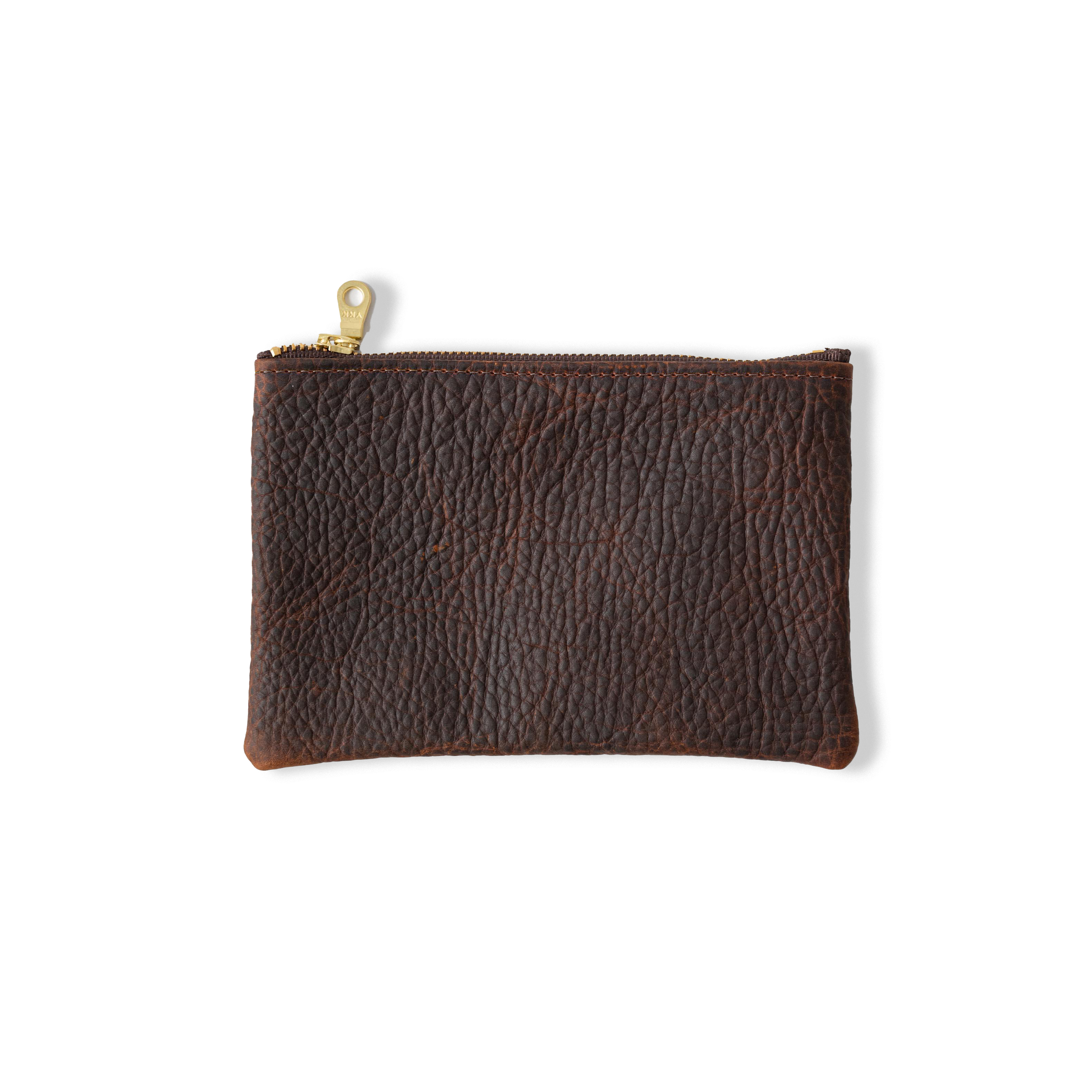 Brown Kodiak Small Zip Pouch