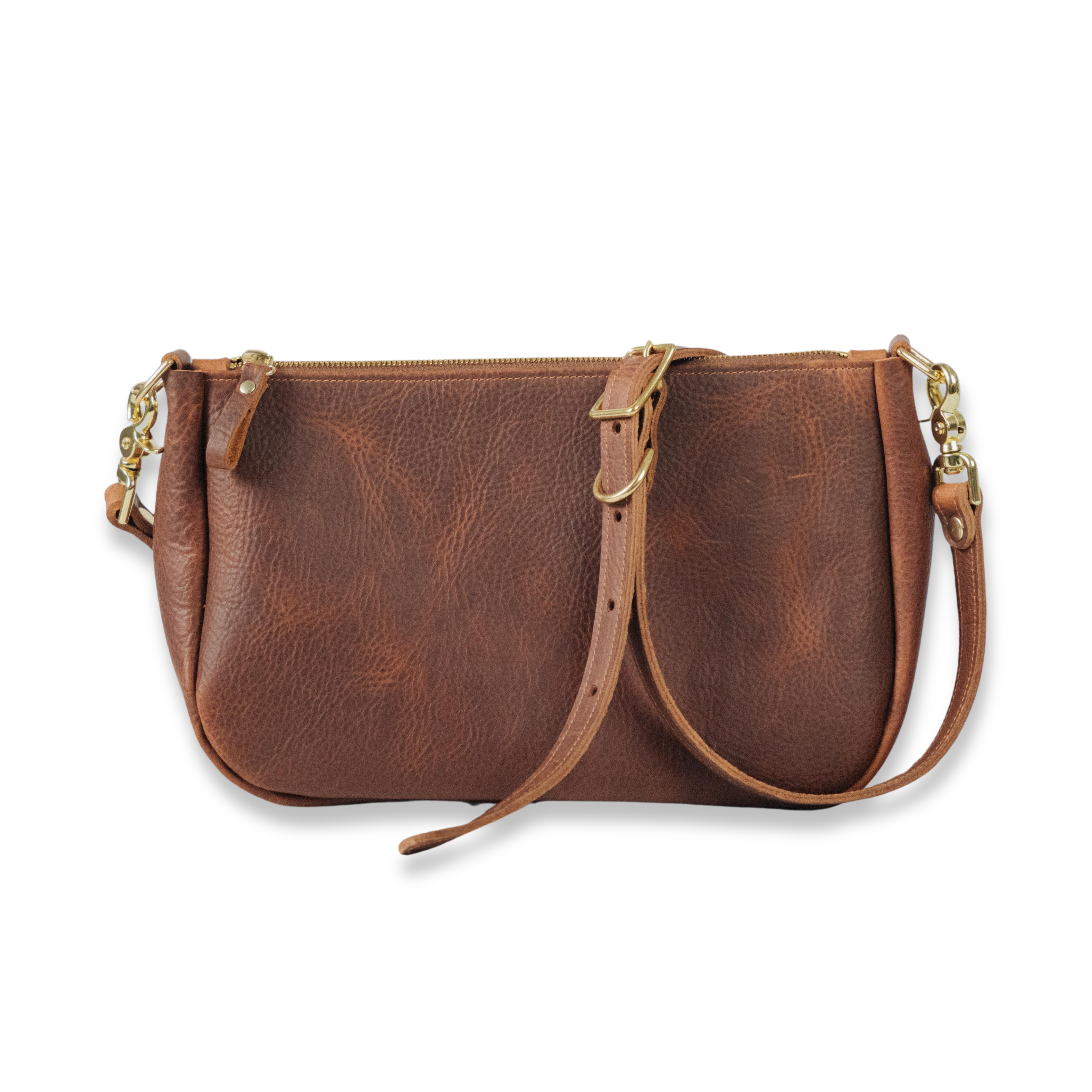 Tan Kodiak Crossbody Bag