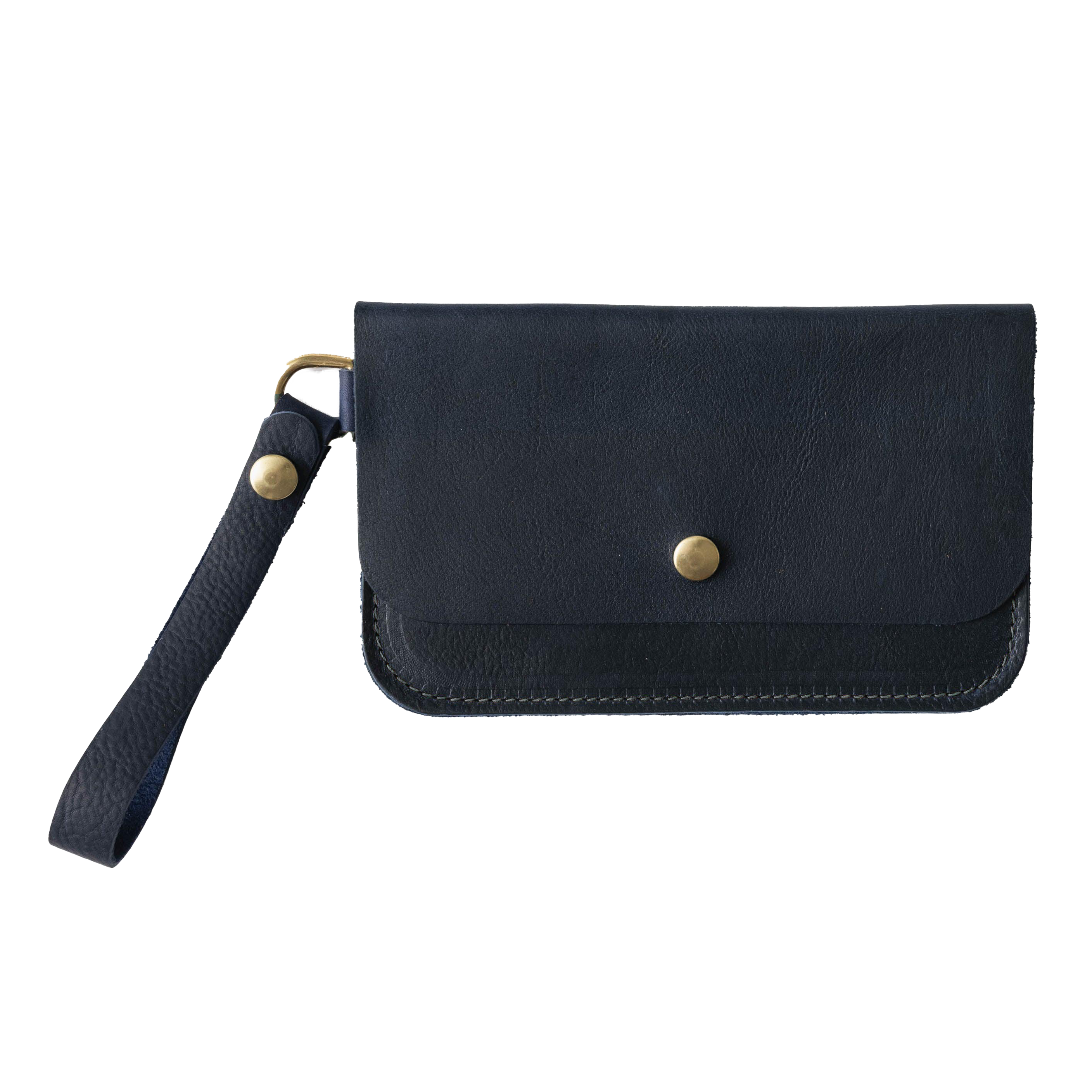 Navy Kodiak Wristlet Clutch