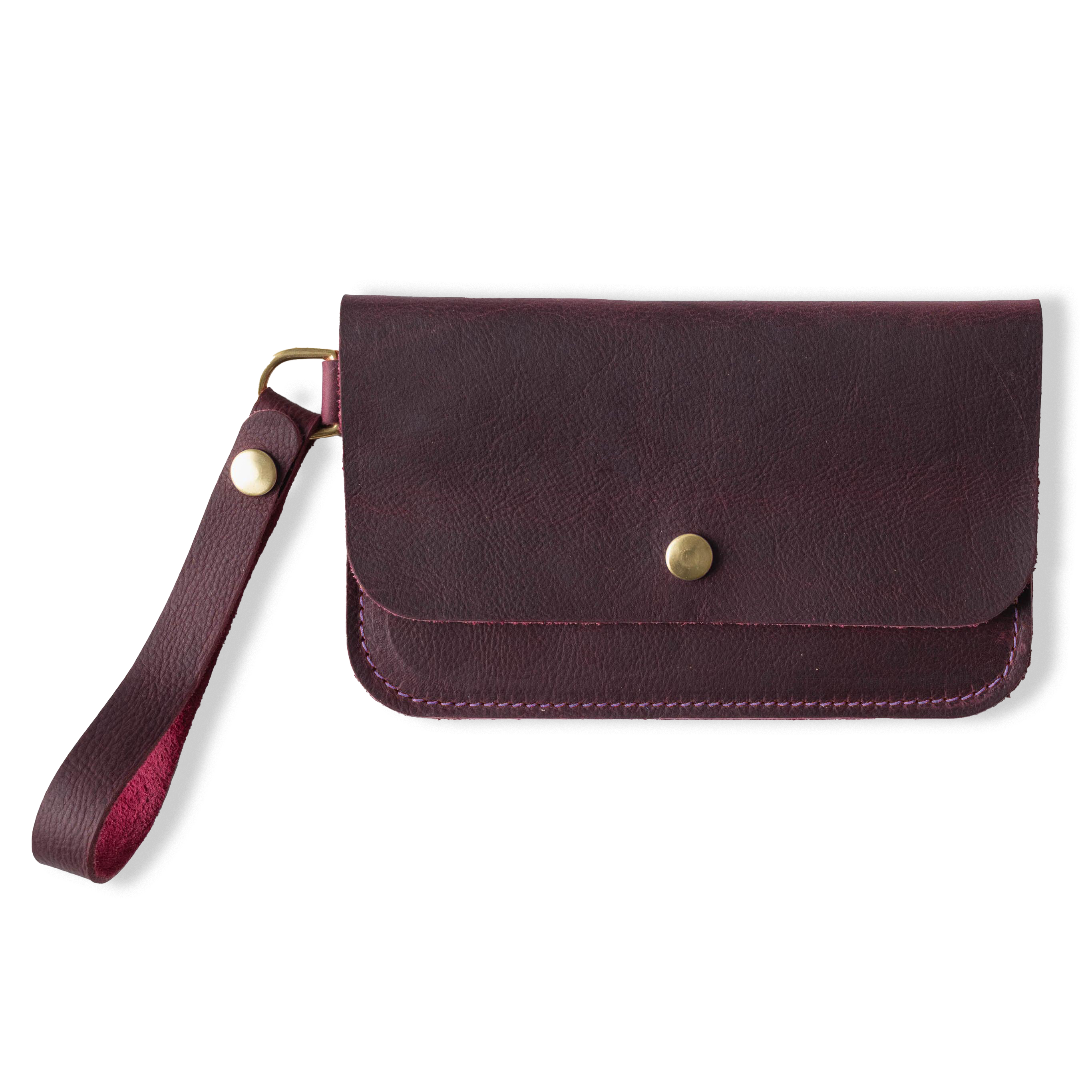 Purple Kodiak Wristlet Clutch