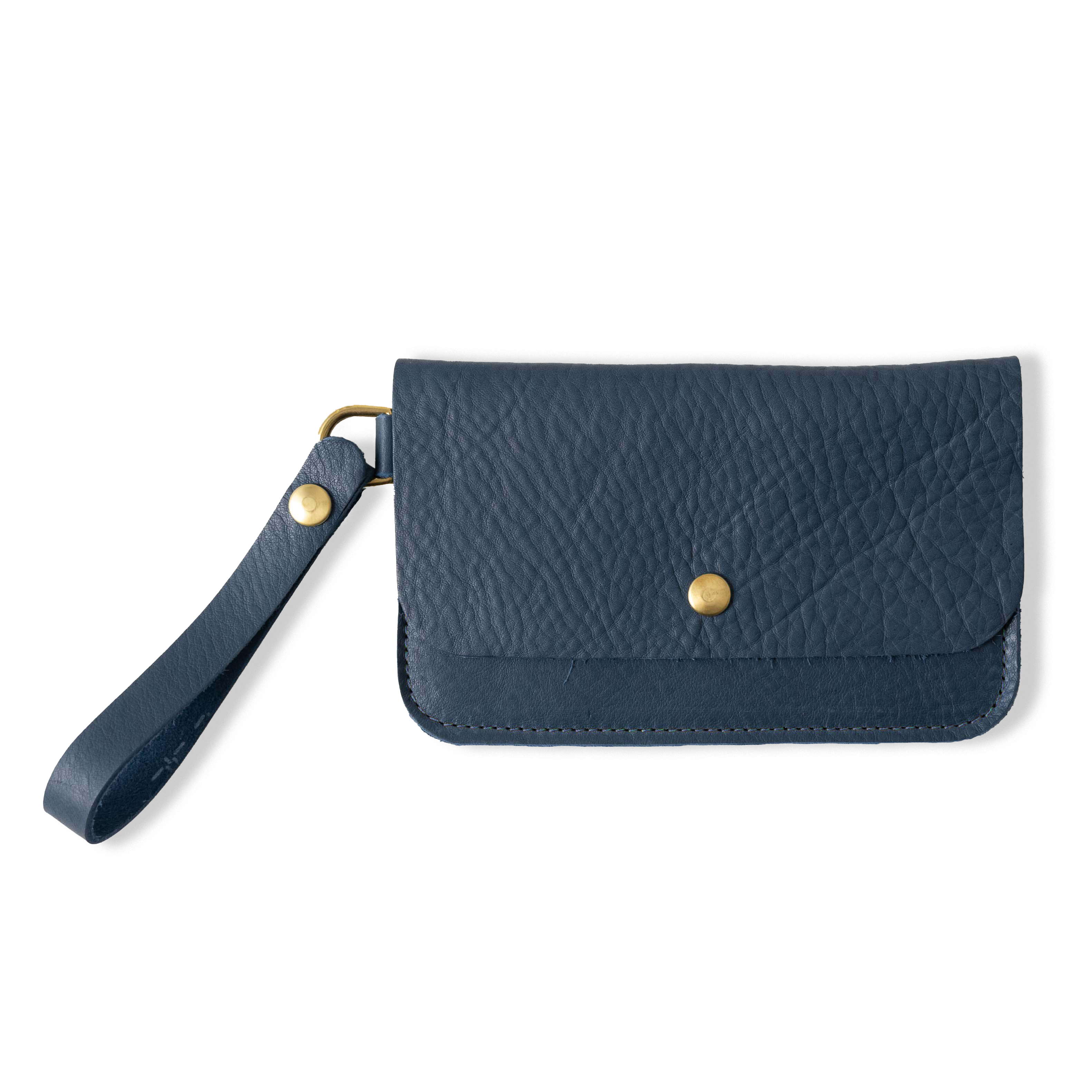 Blue Cypress Wristlet Clutch