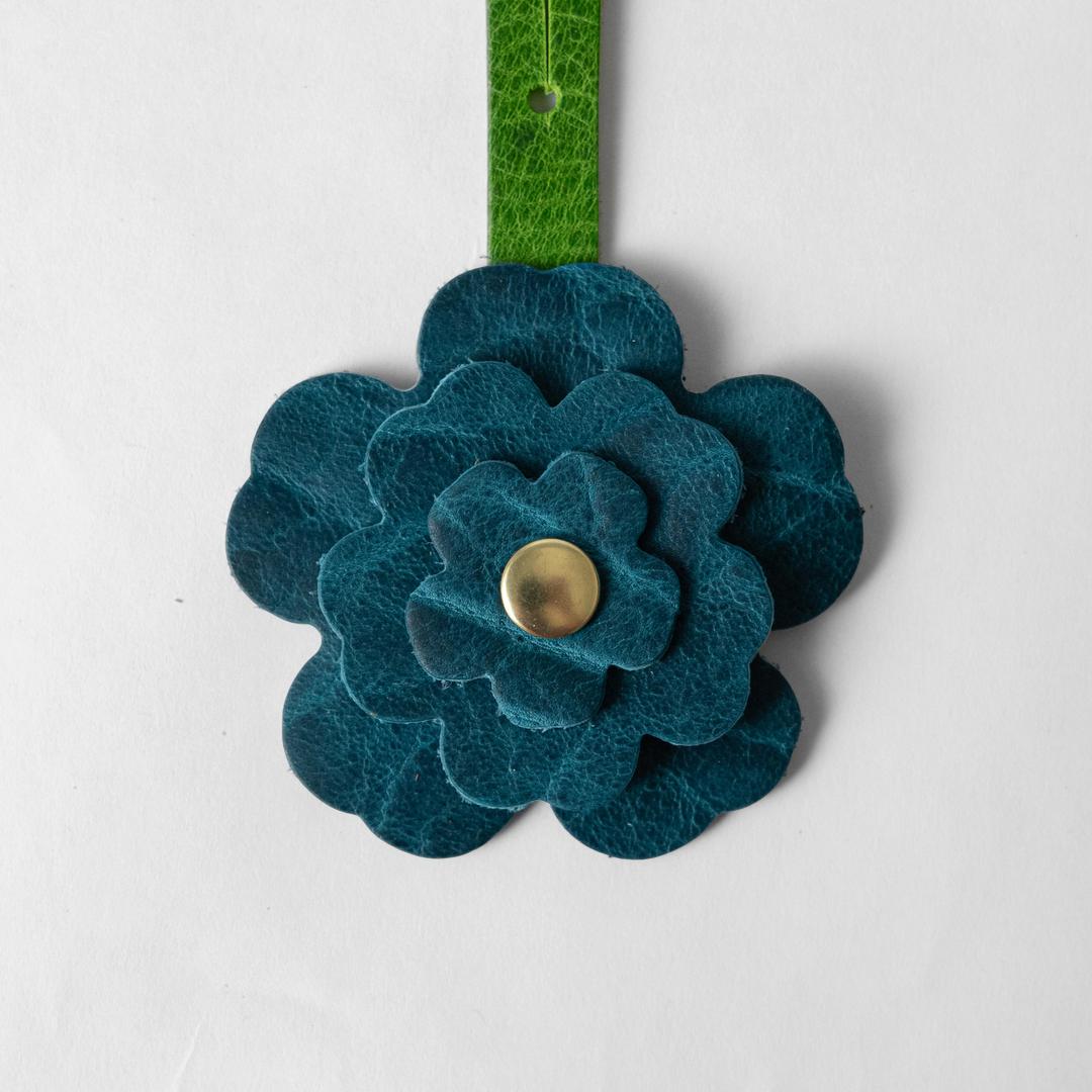 Custom Bison Flower Charm