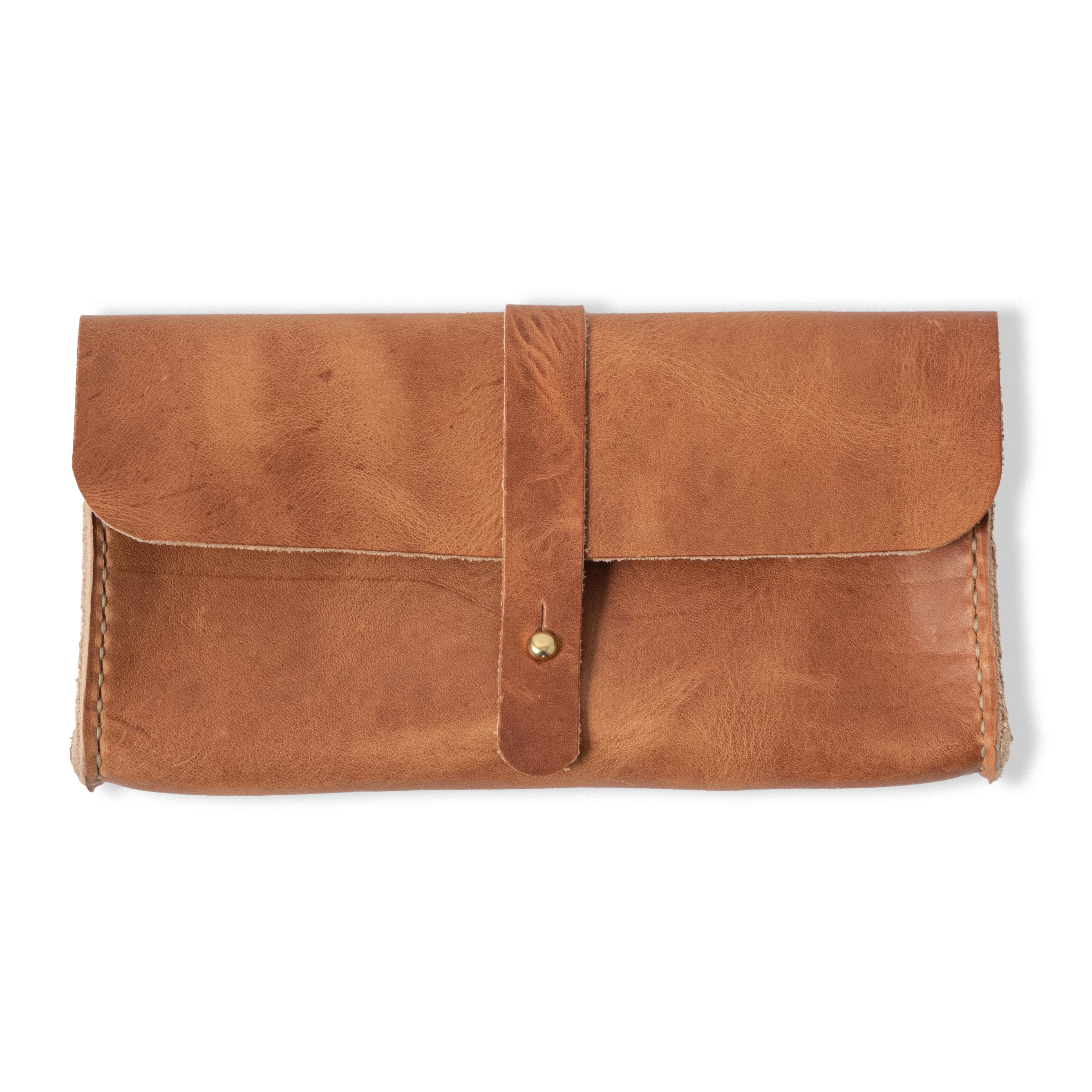 Natural Derby Clutch Wallet