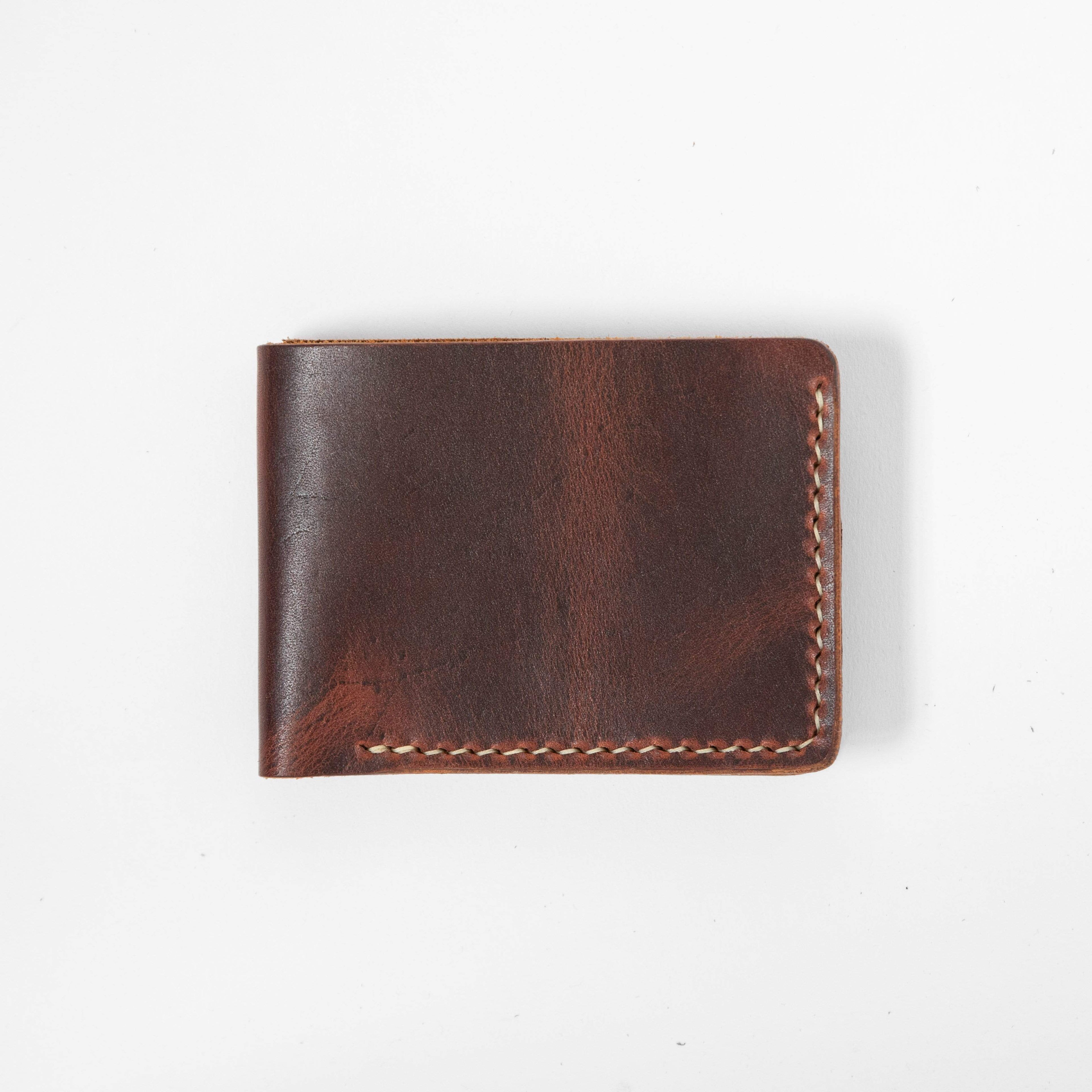 Autumn Harvest Billfold- leather billfold wallet - mens leather bifold wallet - KMM & Co.
