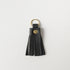 Black Cypress Tassel Keychain- leather tassel keychain - KMM & Co.