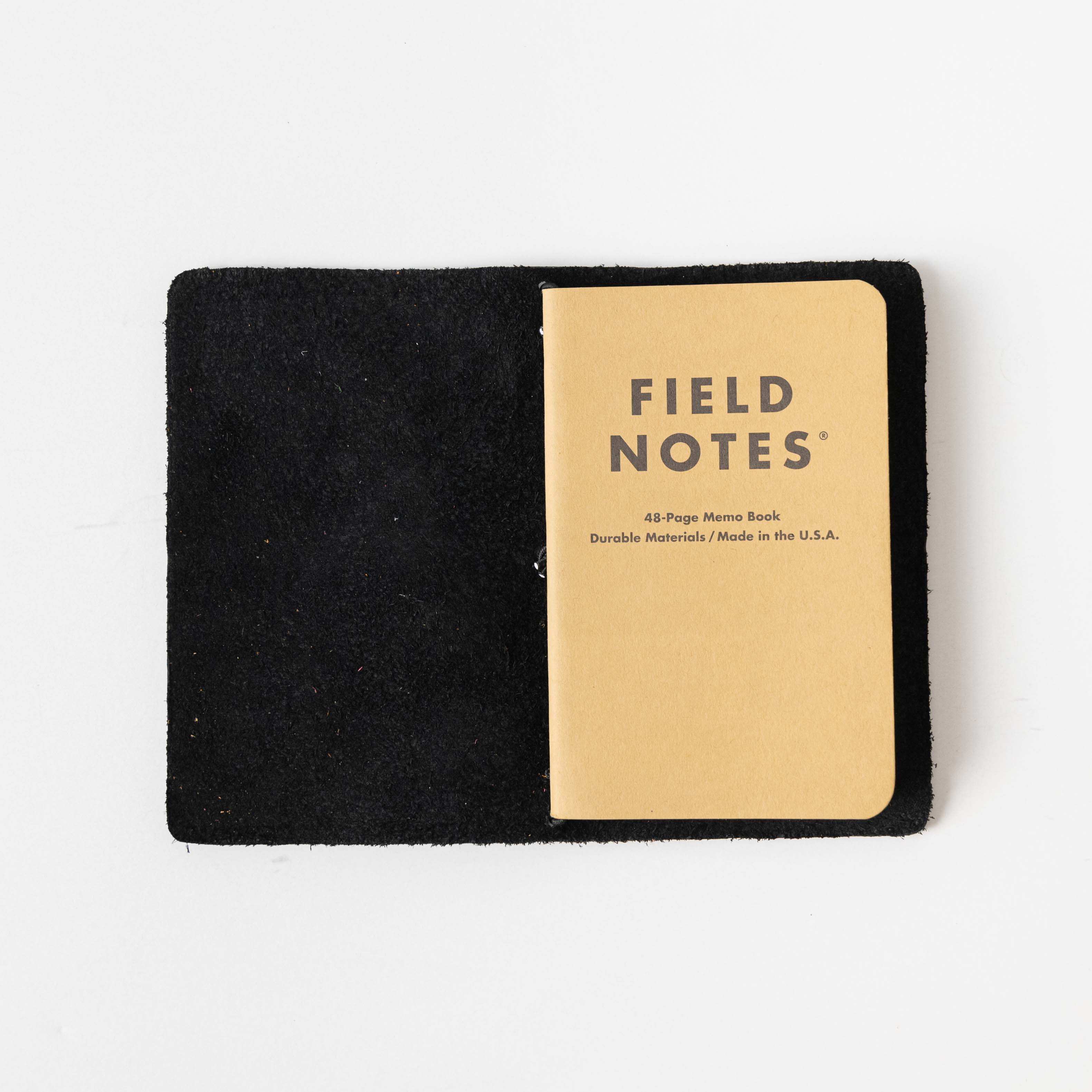 Black Cypress Travel Notebook- leather journal - leather notebook - KMM & Co.