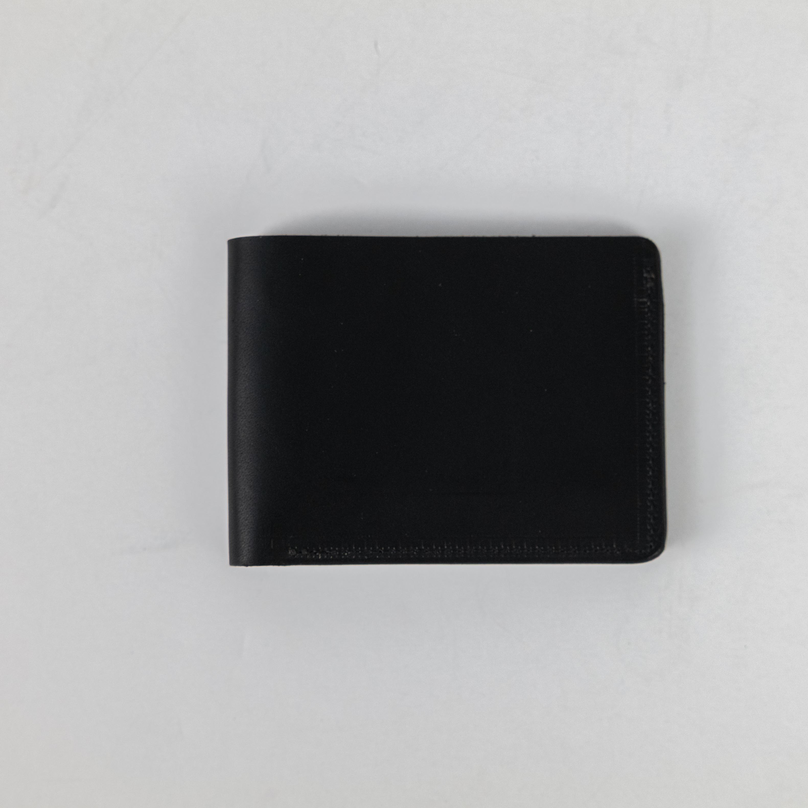 Black Dublin Billfold- leather billfold wallet - mens leather bifold wallet - KMM & Co.