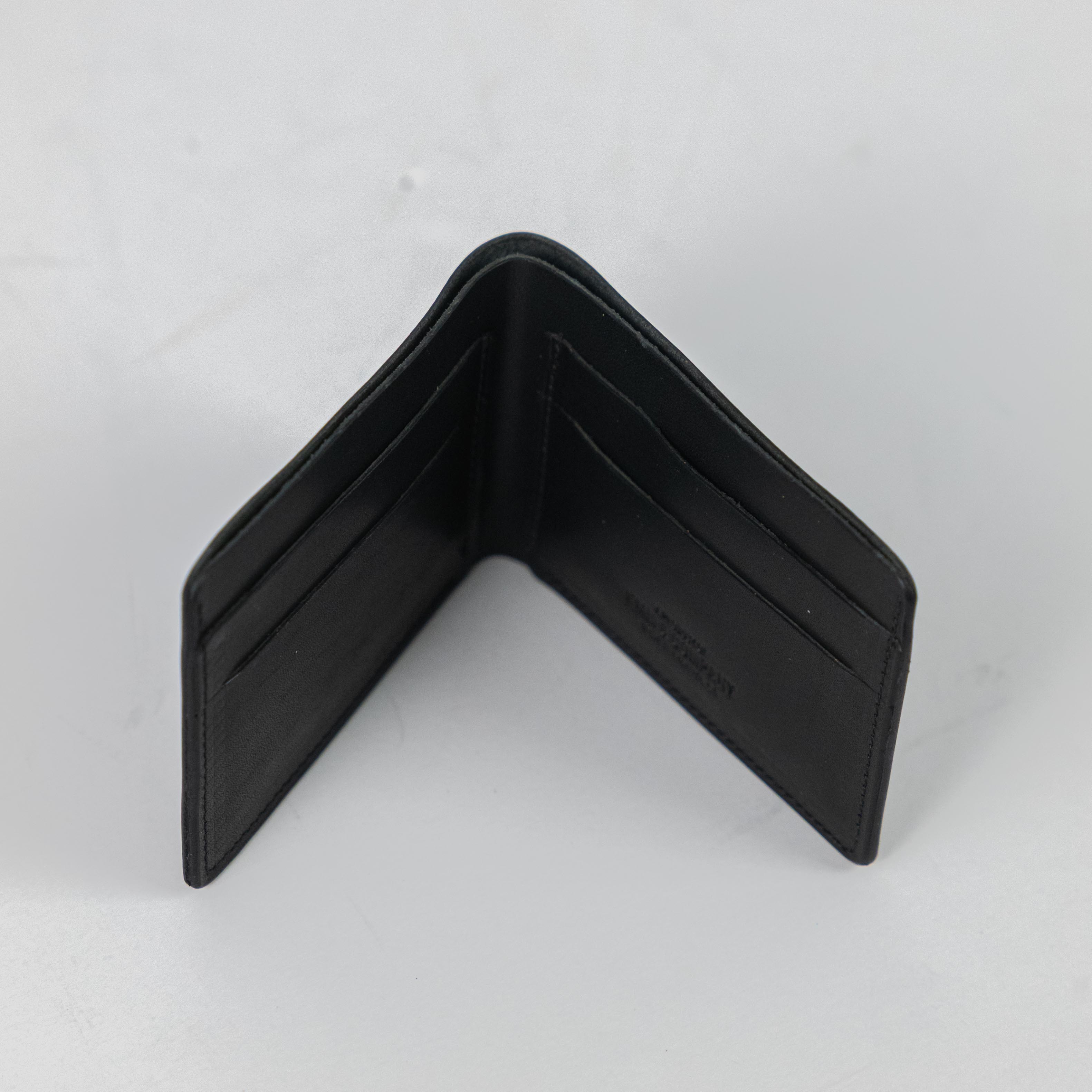 Black Dublin Billfold- leather billfold wallet - mens leather bifold wallet - KMM & Co.