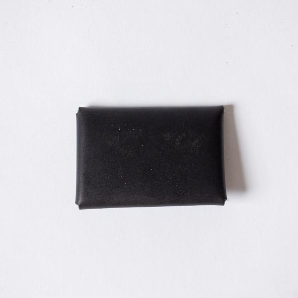 Black Harvest Card Envelope- card holder wallet - leather wallet made in America at KMM & Co.