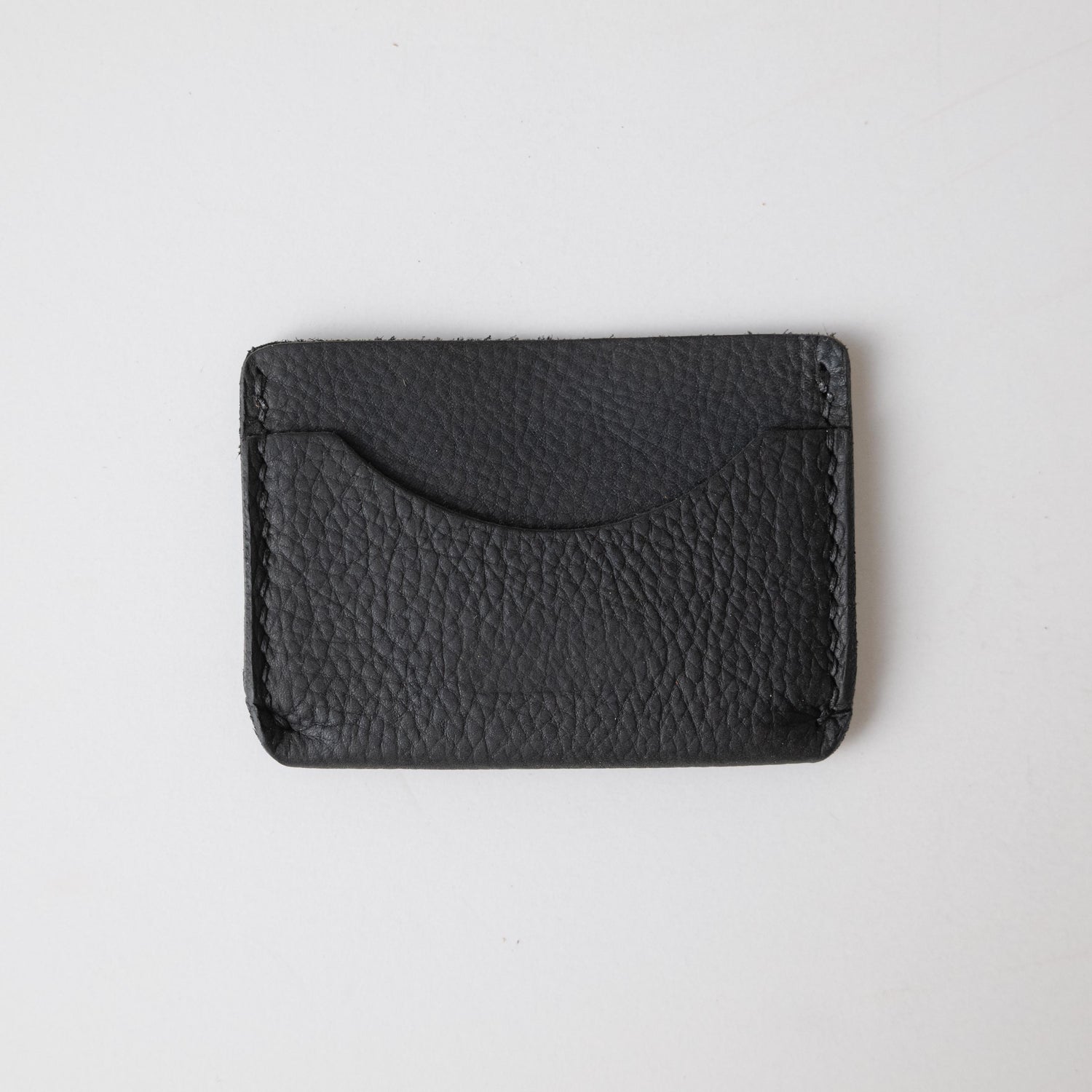 Black Kodiak Card Case- mens leather wallet - leather wallets for women - KMM & Co.