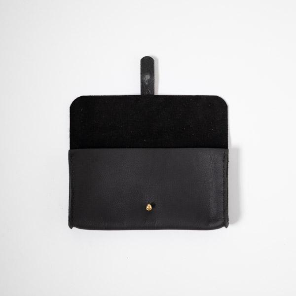 Black Kodiak Clutch Wallet- leather clutch bag - leather handmade bags - KMM & Co.