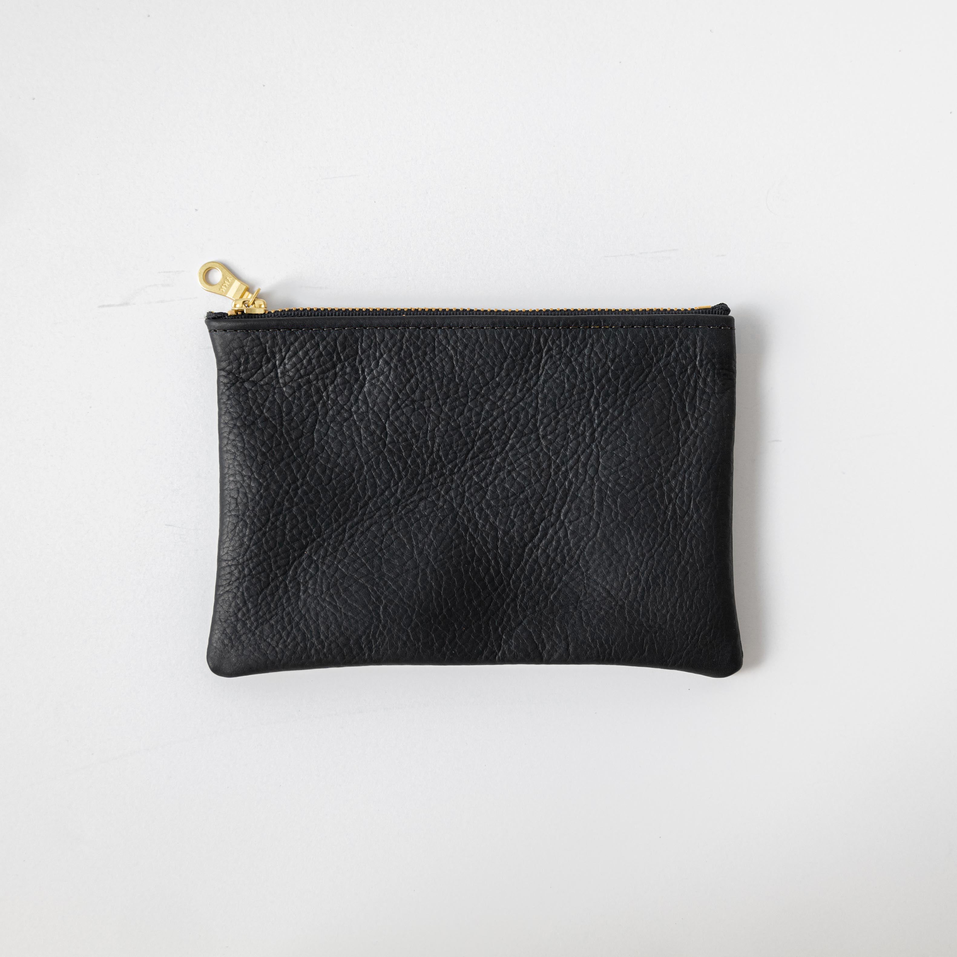 KMM & Co. Kodiak Envelope Leather Clutch