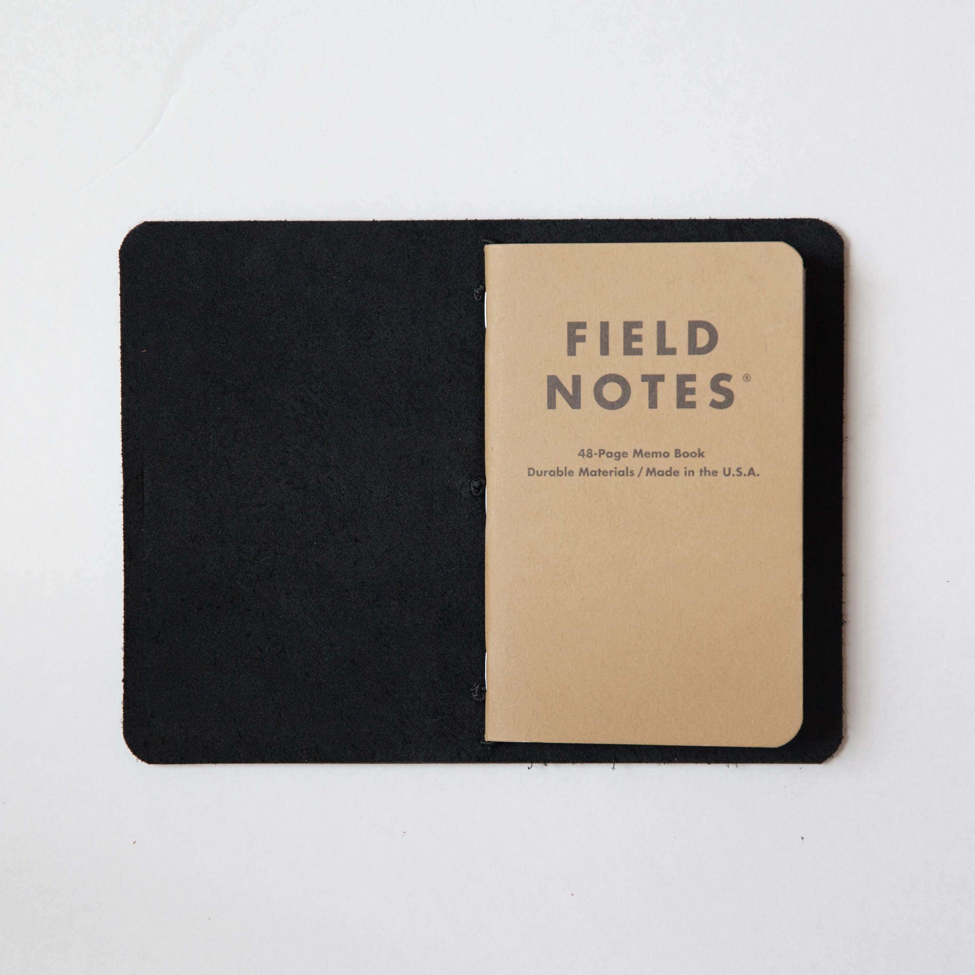 Black Kodiak Travel Notebook- leather journal - leather notebook - KMM & Co.