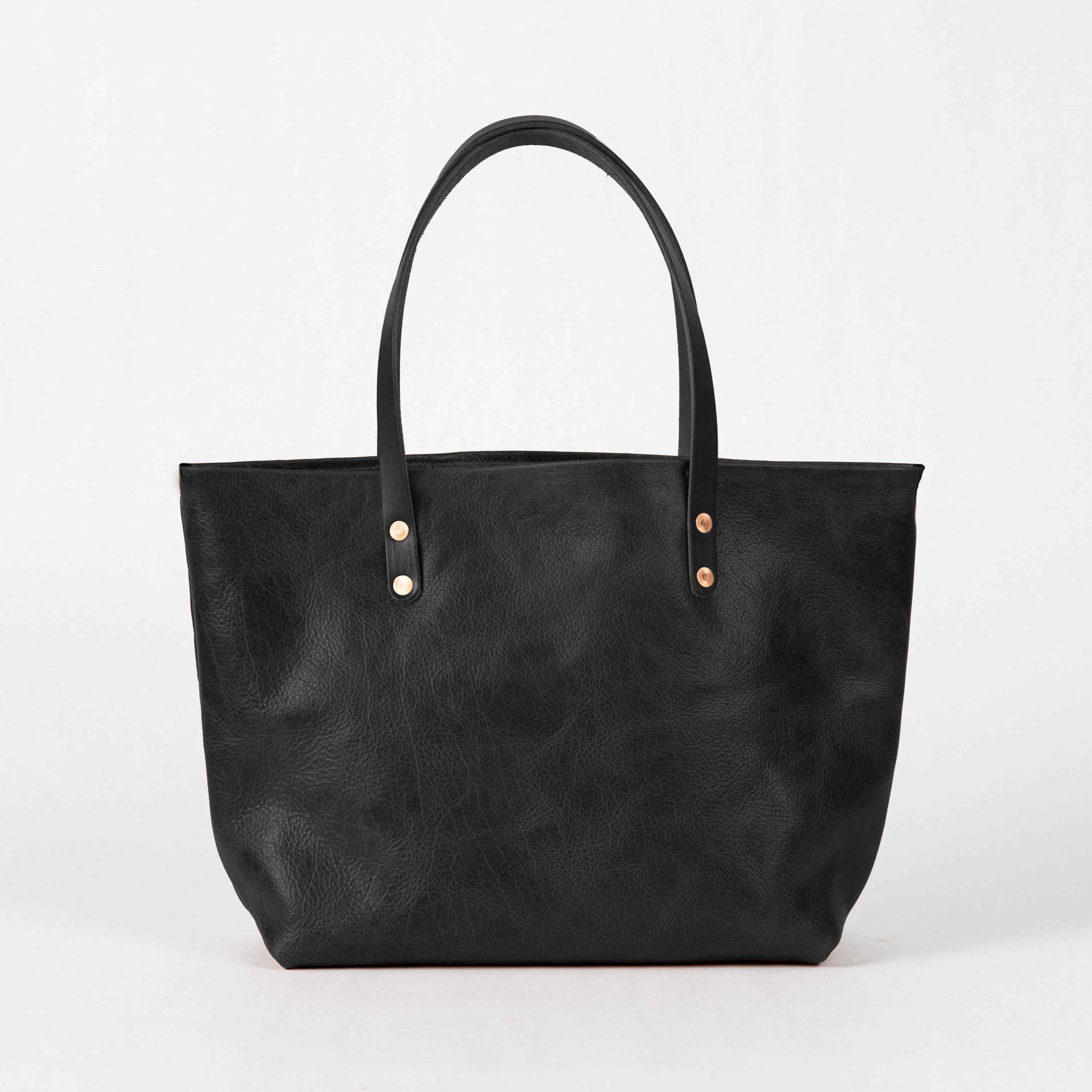 Black Navajo Bison East West Tote