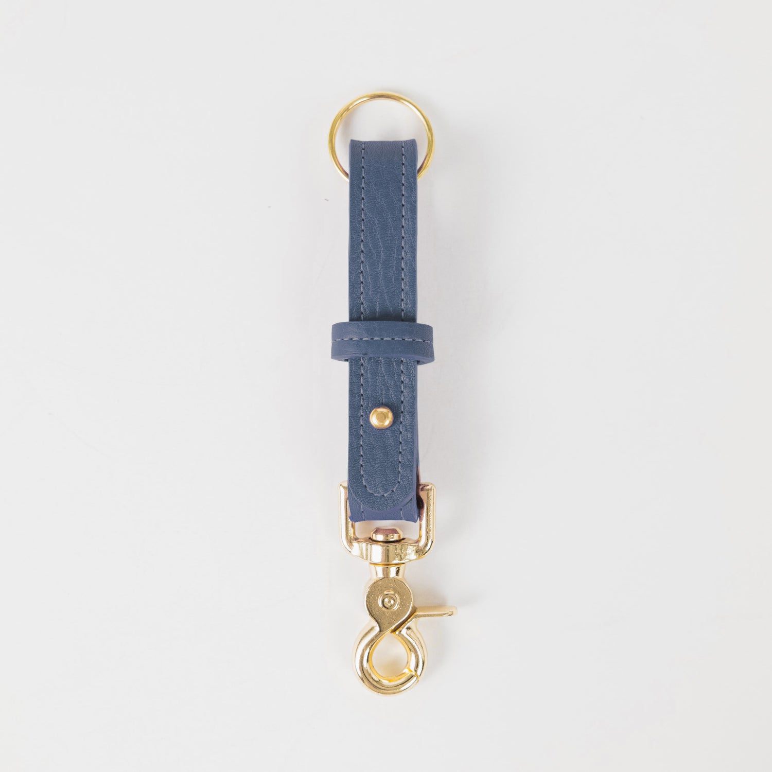 Blue Cypress Key Lanyard- leather keychain for men and women - KMM & Co.