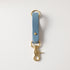 Blue Steel Key Lanyard- leather keychain for men and women - KMM & Co.