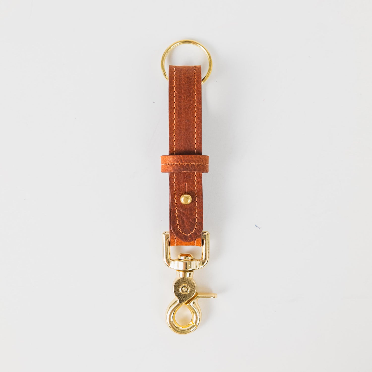 Brick Kodiak Key Lanyard- leather keychain for men and women - KMM & Co.