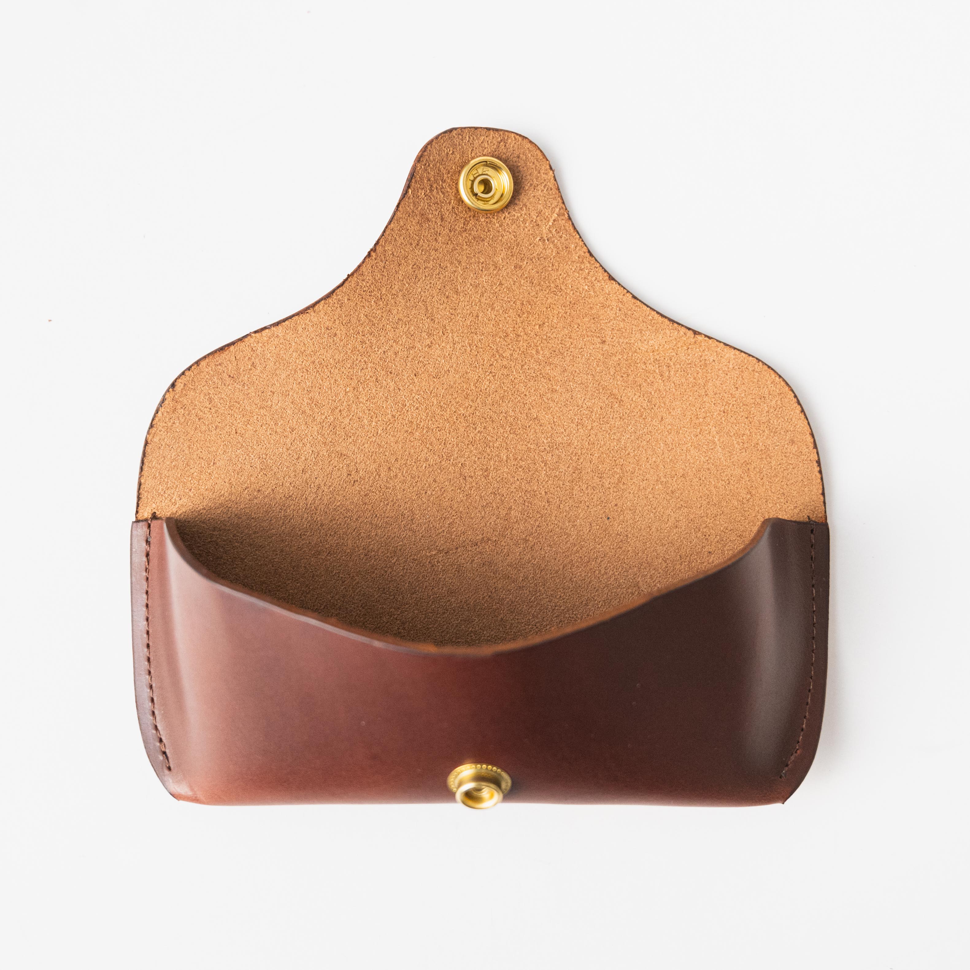 British Tan Double Shot Sunglasses Case- leather glasses case - KMM & Co.
