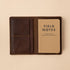 Brown Chromexcel Notebook Wallet- leather notebook cover - passport holder - KMM & Co.