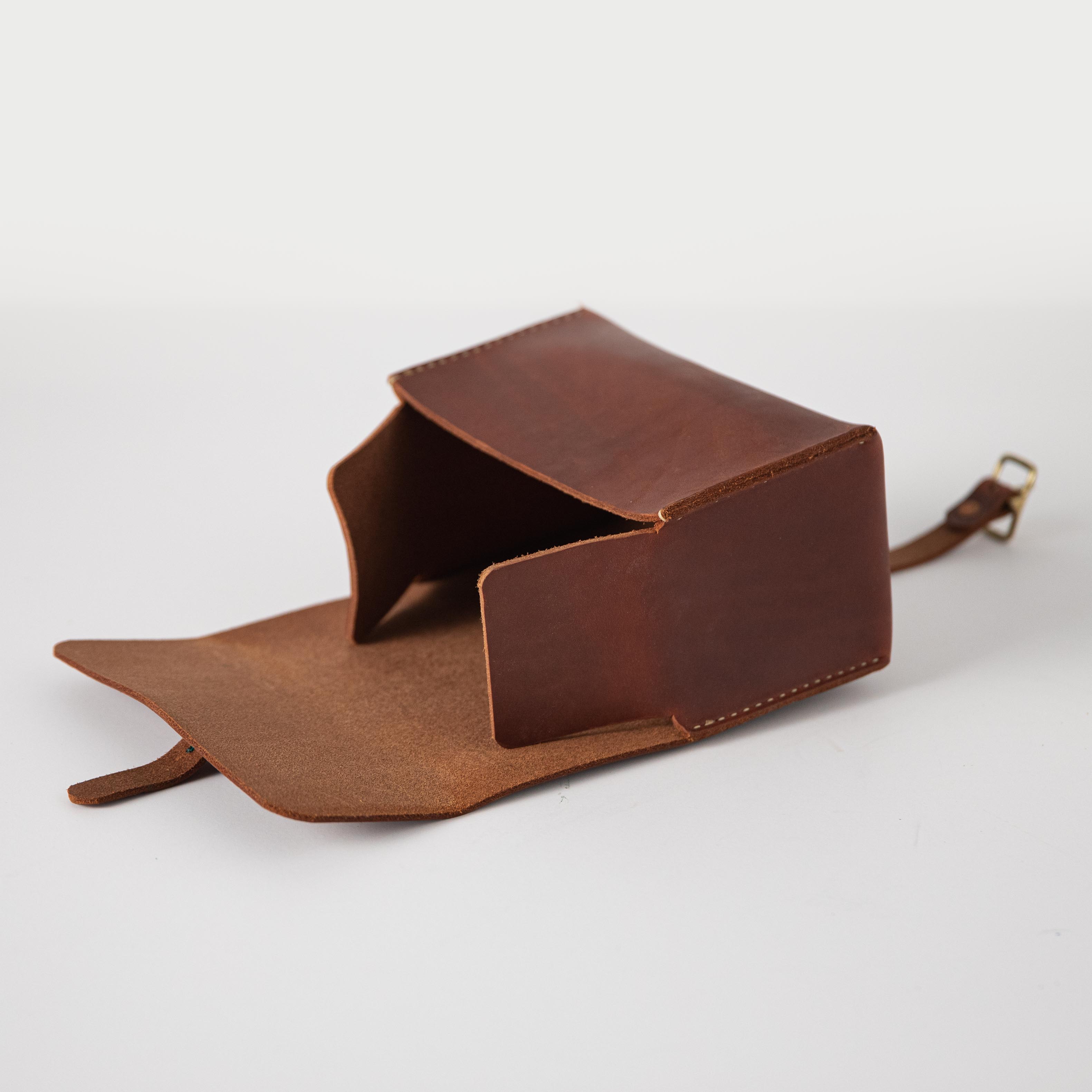 Brown Dopp Kit- mens toiletry bag - KMM & Co.