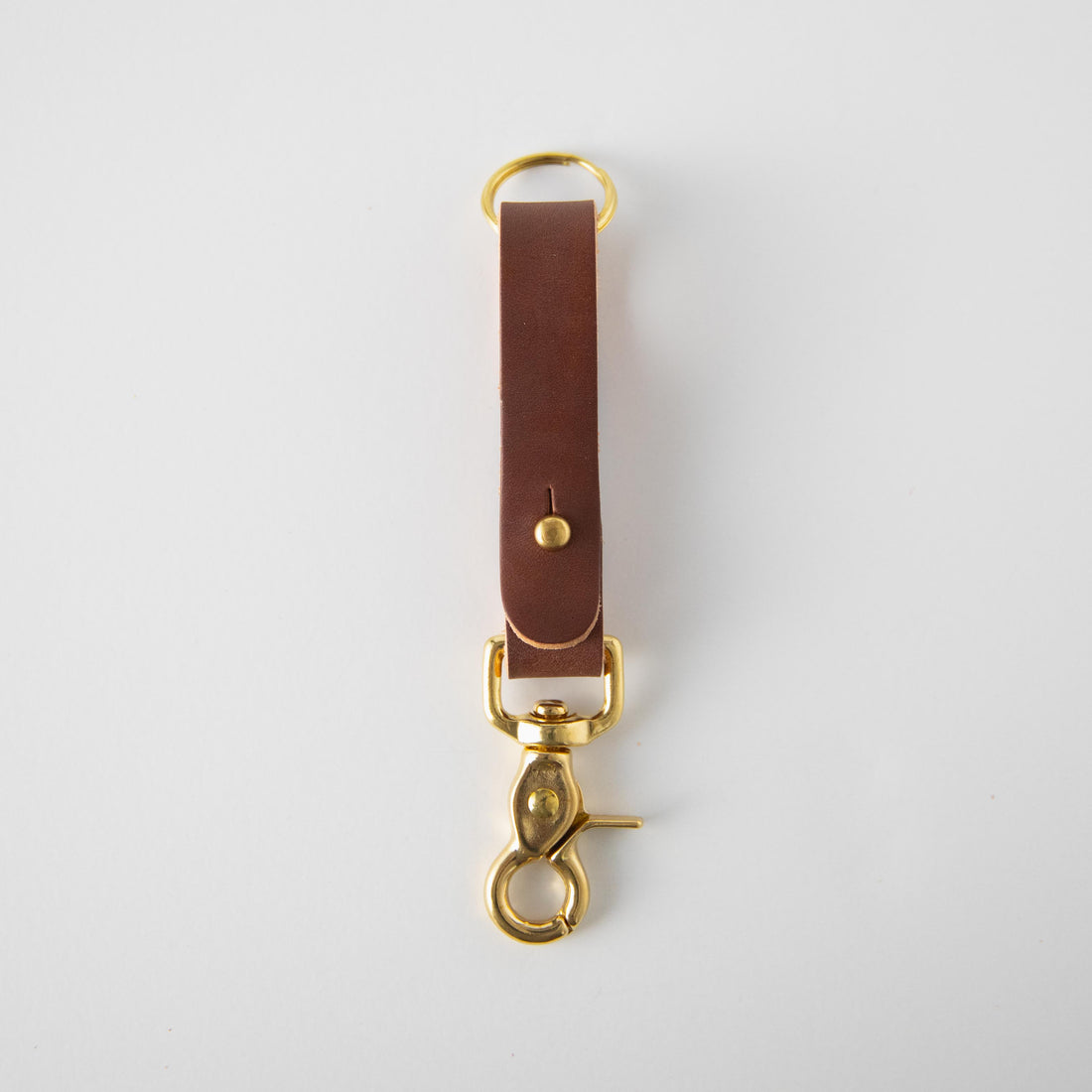 Brown Key Lanyard- leather keychain for men and women - KMM &amp; Co.