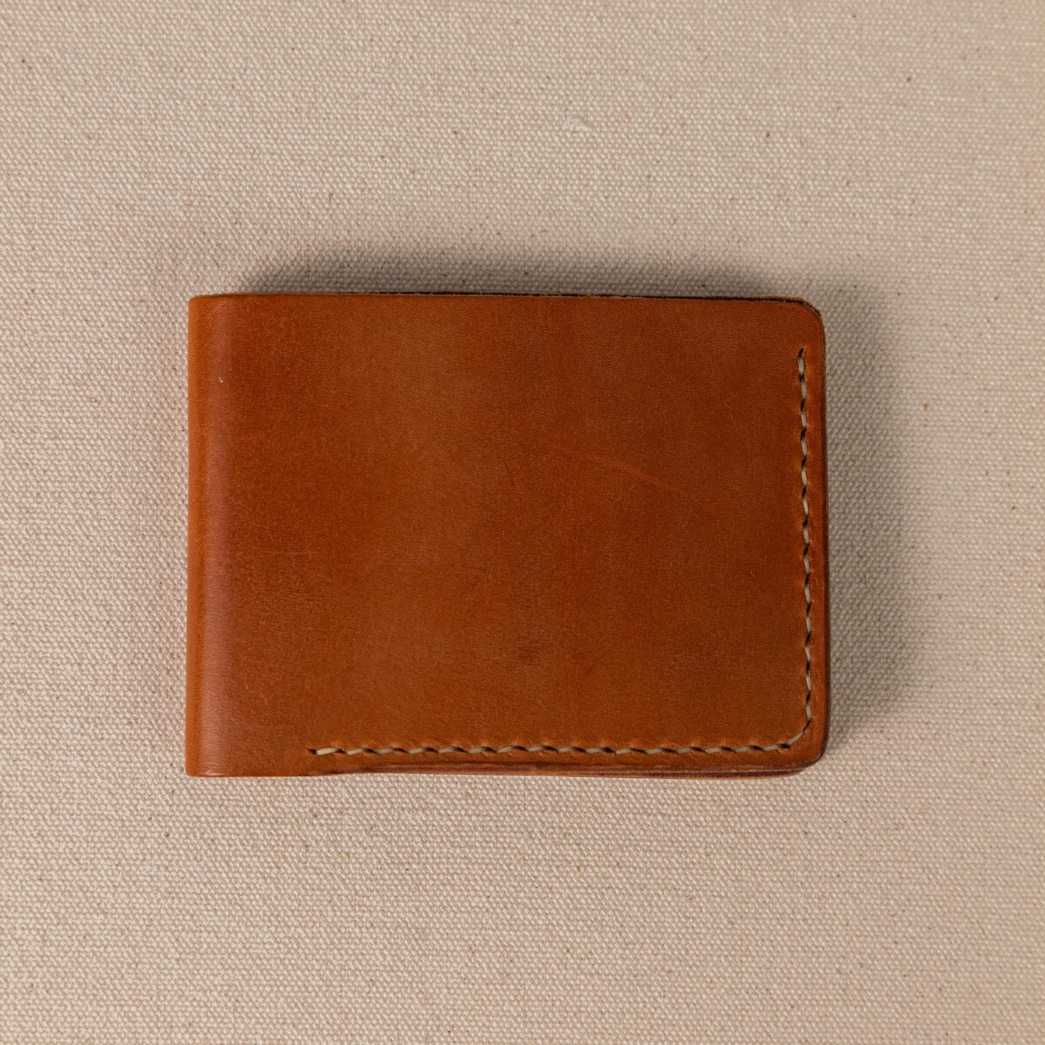 Buck Brown Billfold- leather billfold wallet - mens leather bifold wallet - KMM & Co.