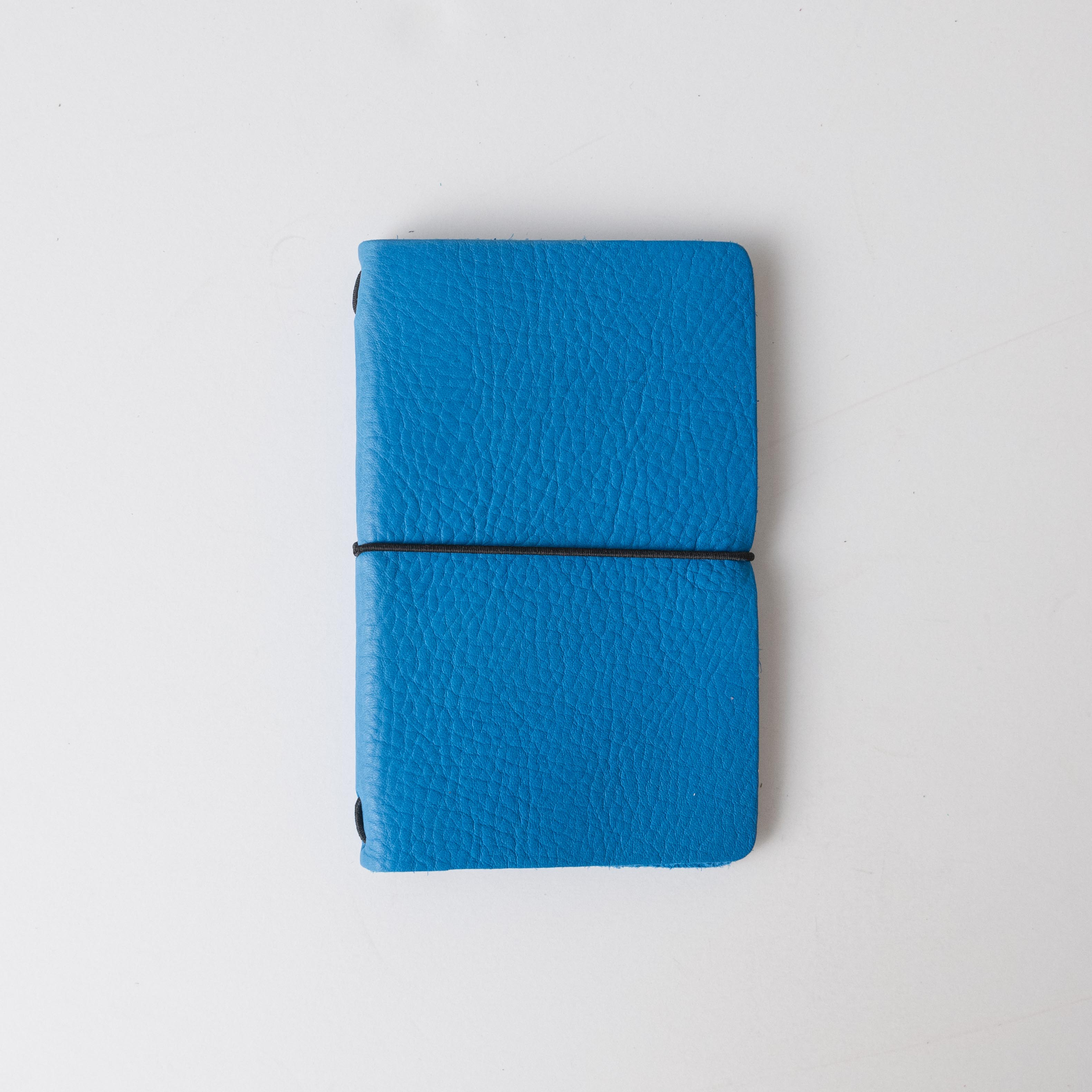 Cerulean Cypress Travel Notebook- leather journal - leather notebook - KMM & Co.