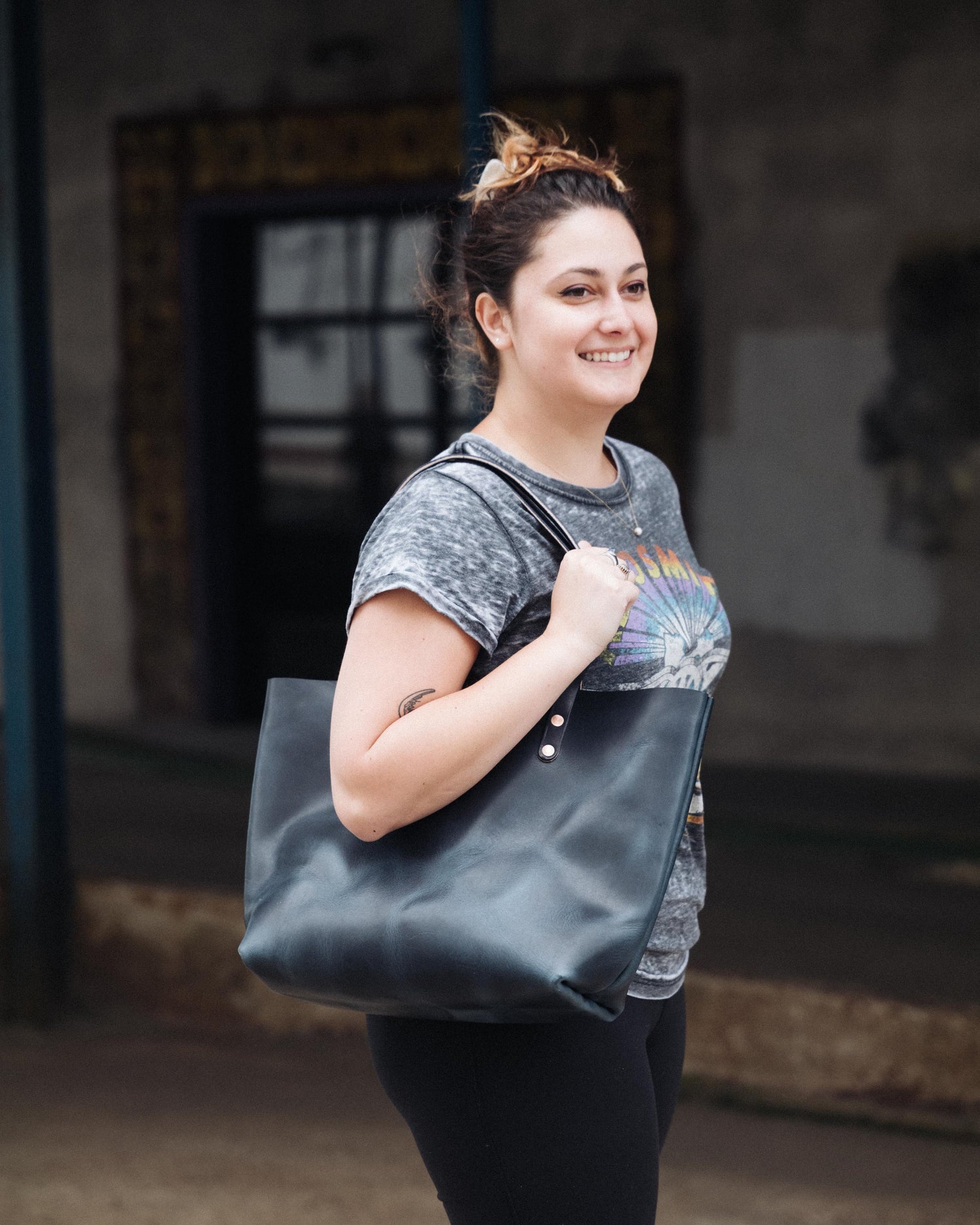 Cobalt Dublin East West Tote