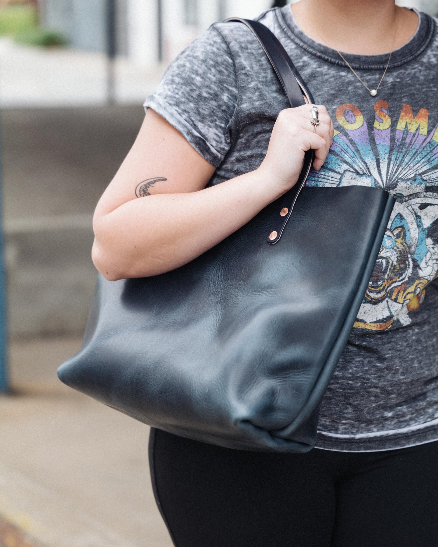 Cobalt Dublin East West Tote