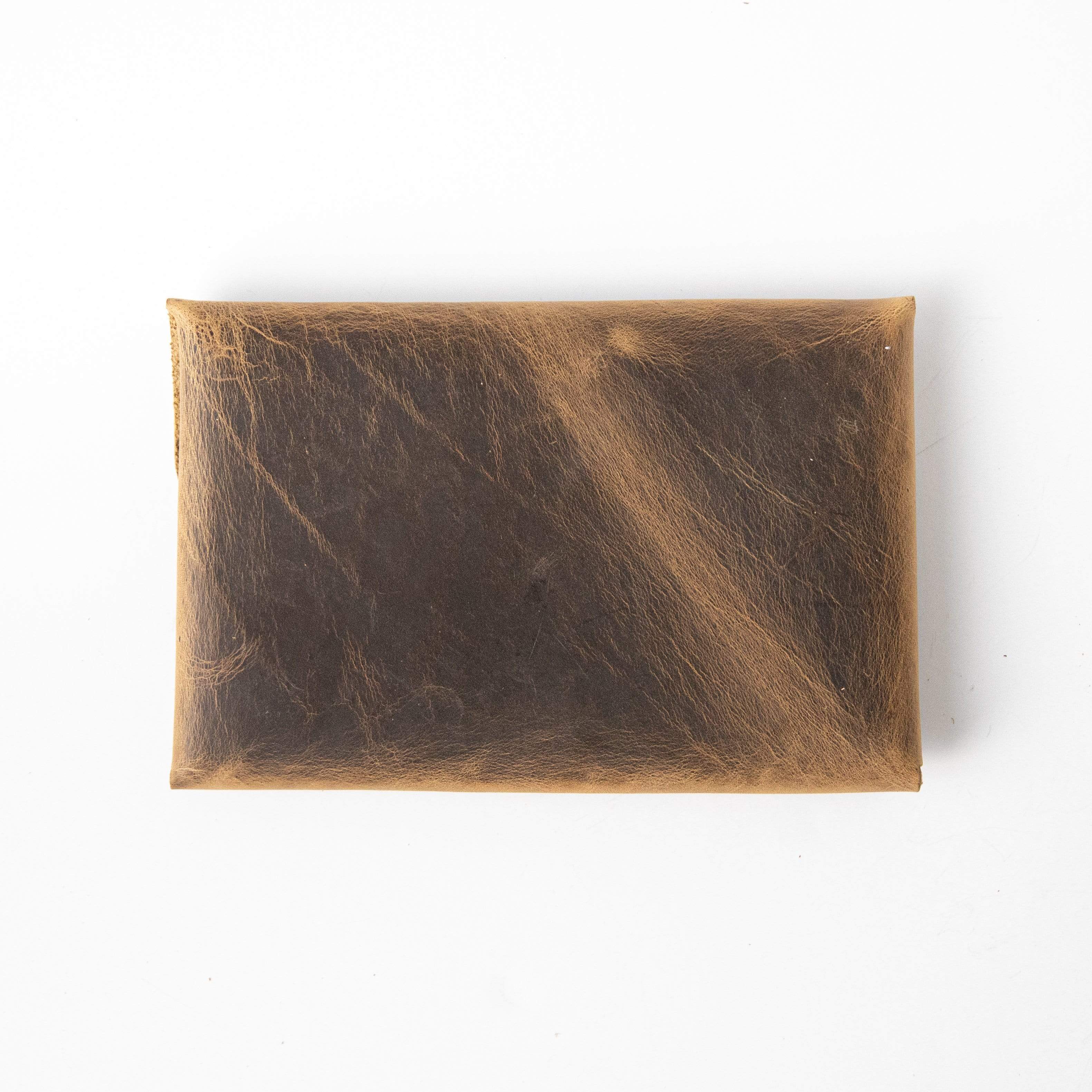Crazy Horse Envelope Clutch- leather clutch bag - handmade leather bags - KMM & Co.