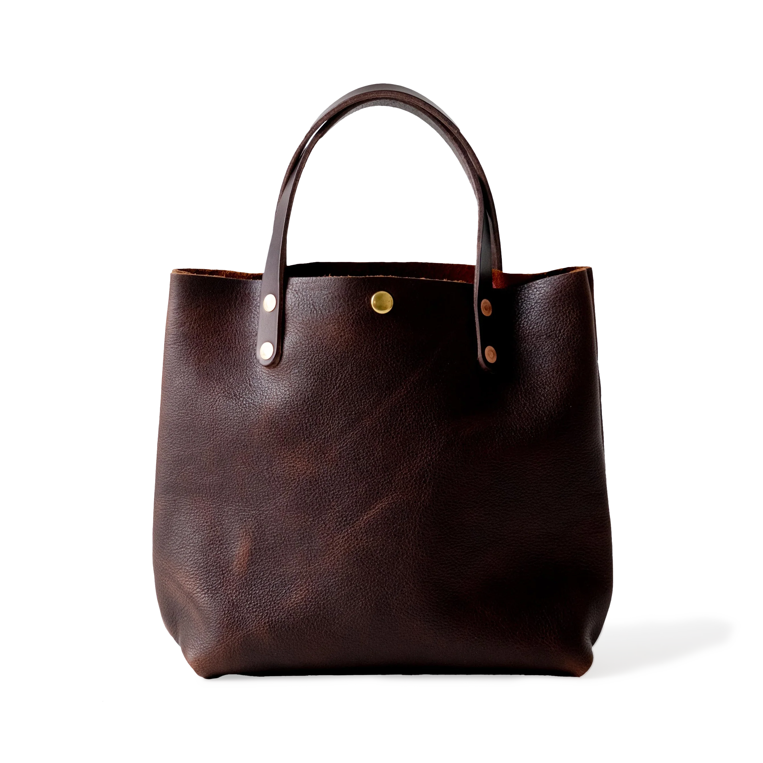 Dark Brown Bulldog Mini Tote