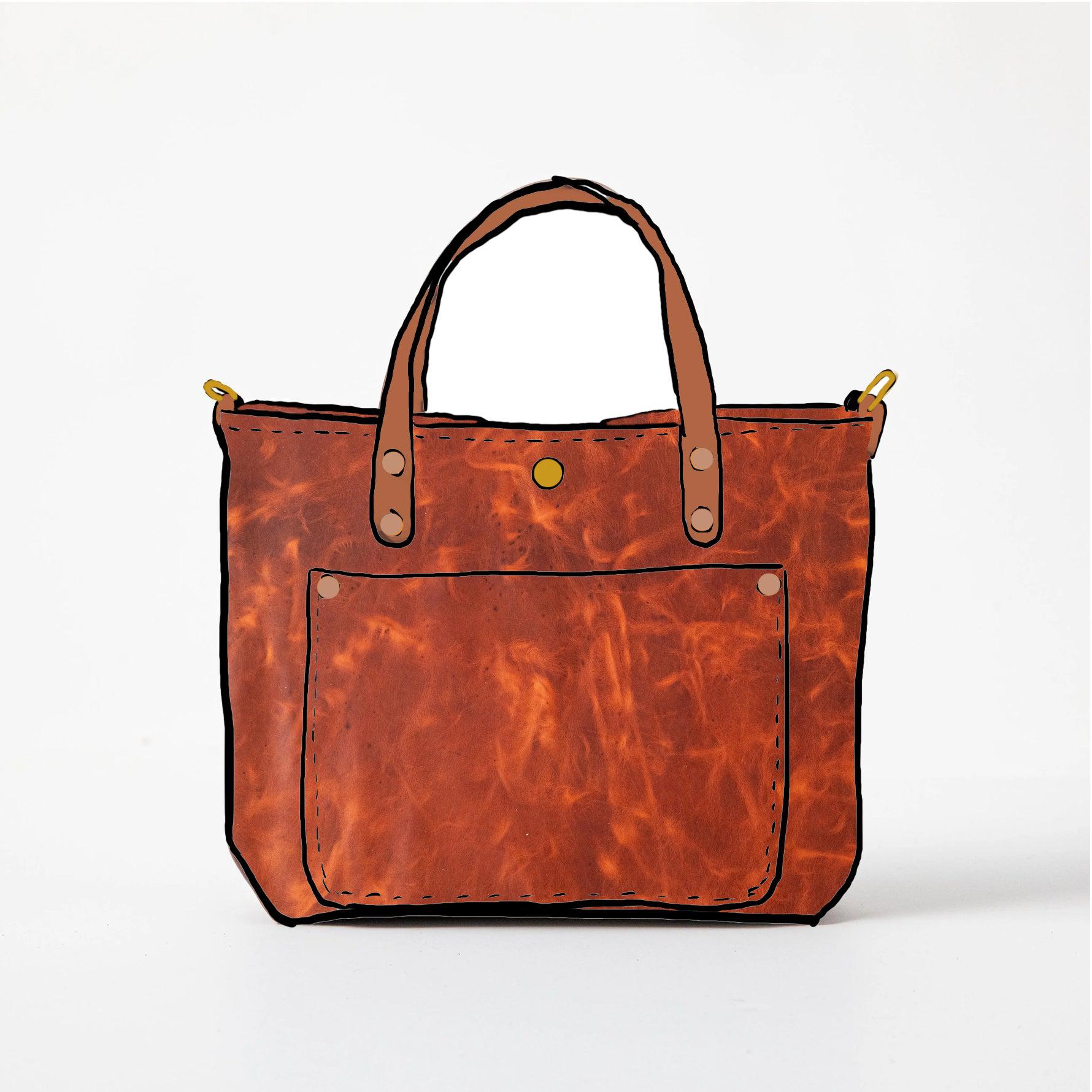 English Tan Derby Mini Travel Tote