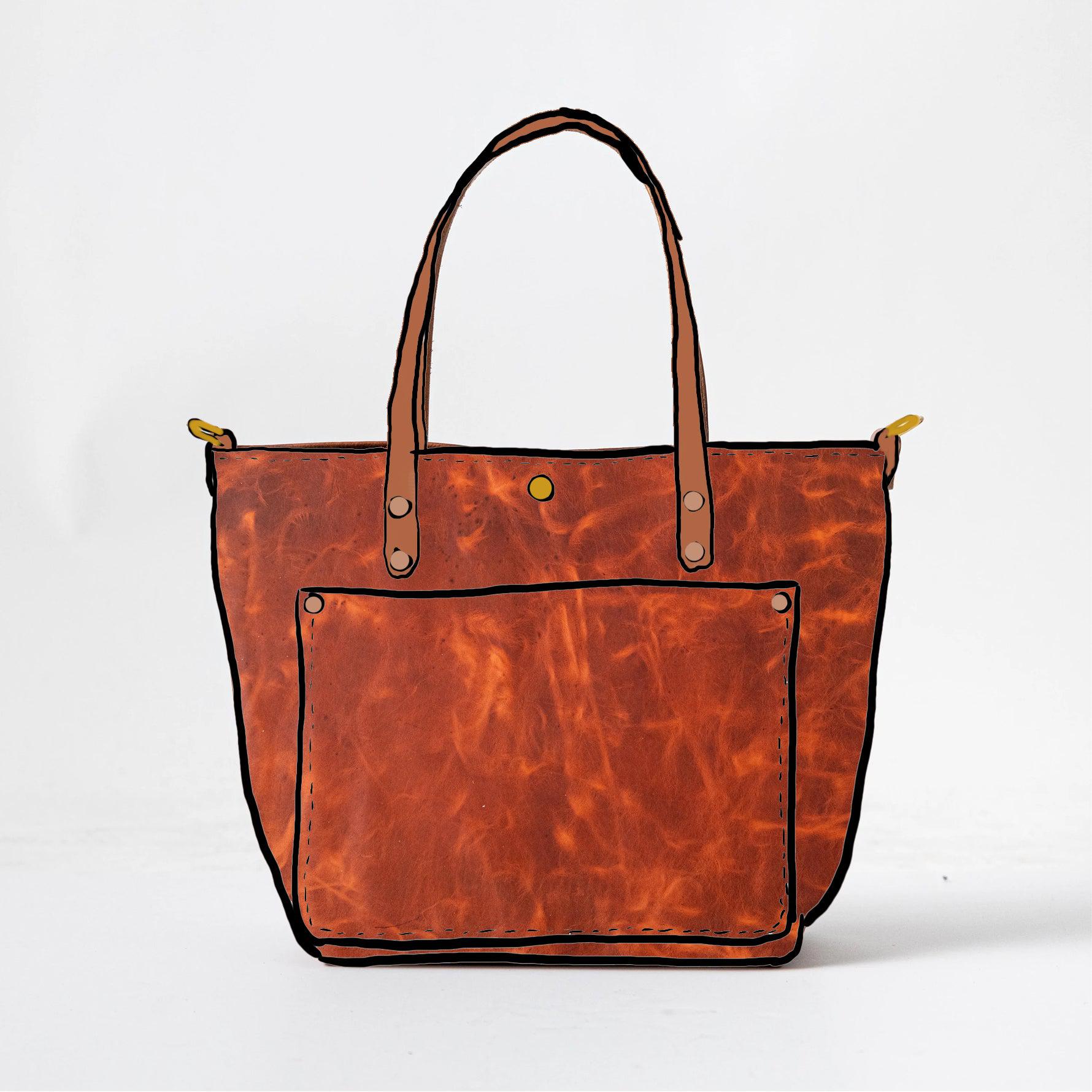 English Tan Derby Travel Tote