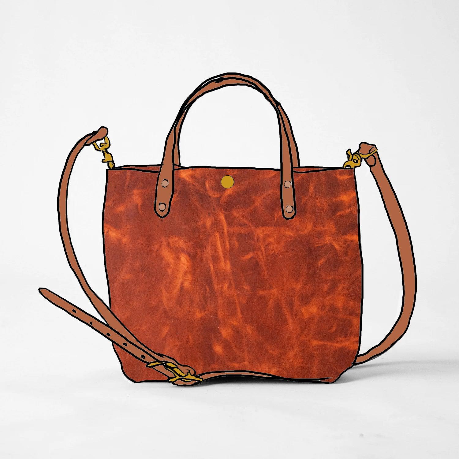 English Tan Derby Mini Tote