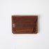 English Tan Flap Wallet- mens leather wallet - handmade leather wallets at KMM & Co.