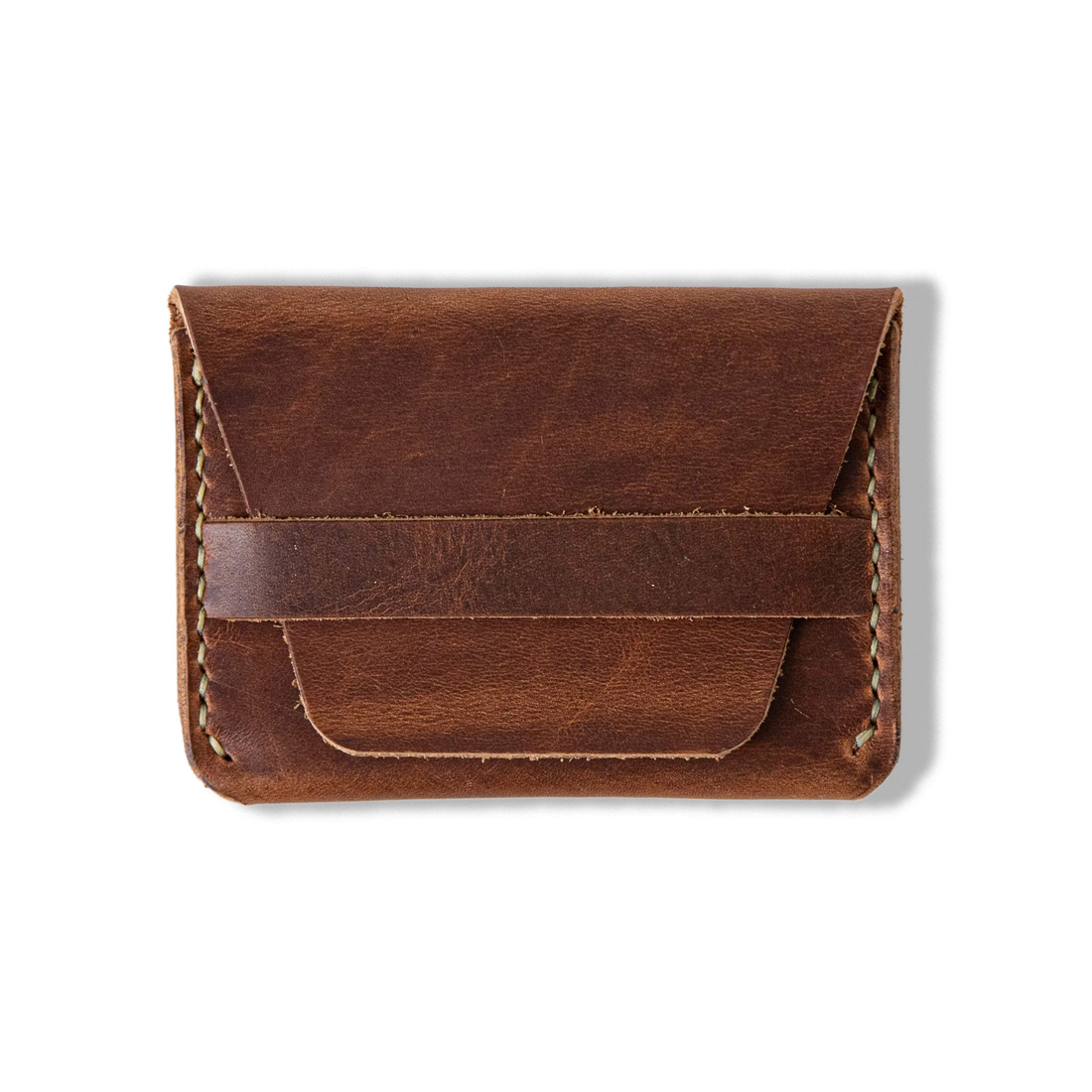 English Tan Flap Wallet