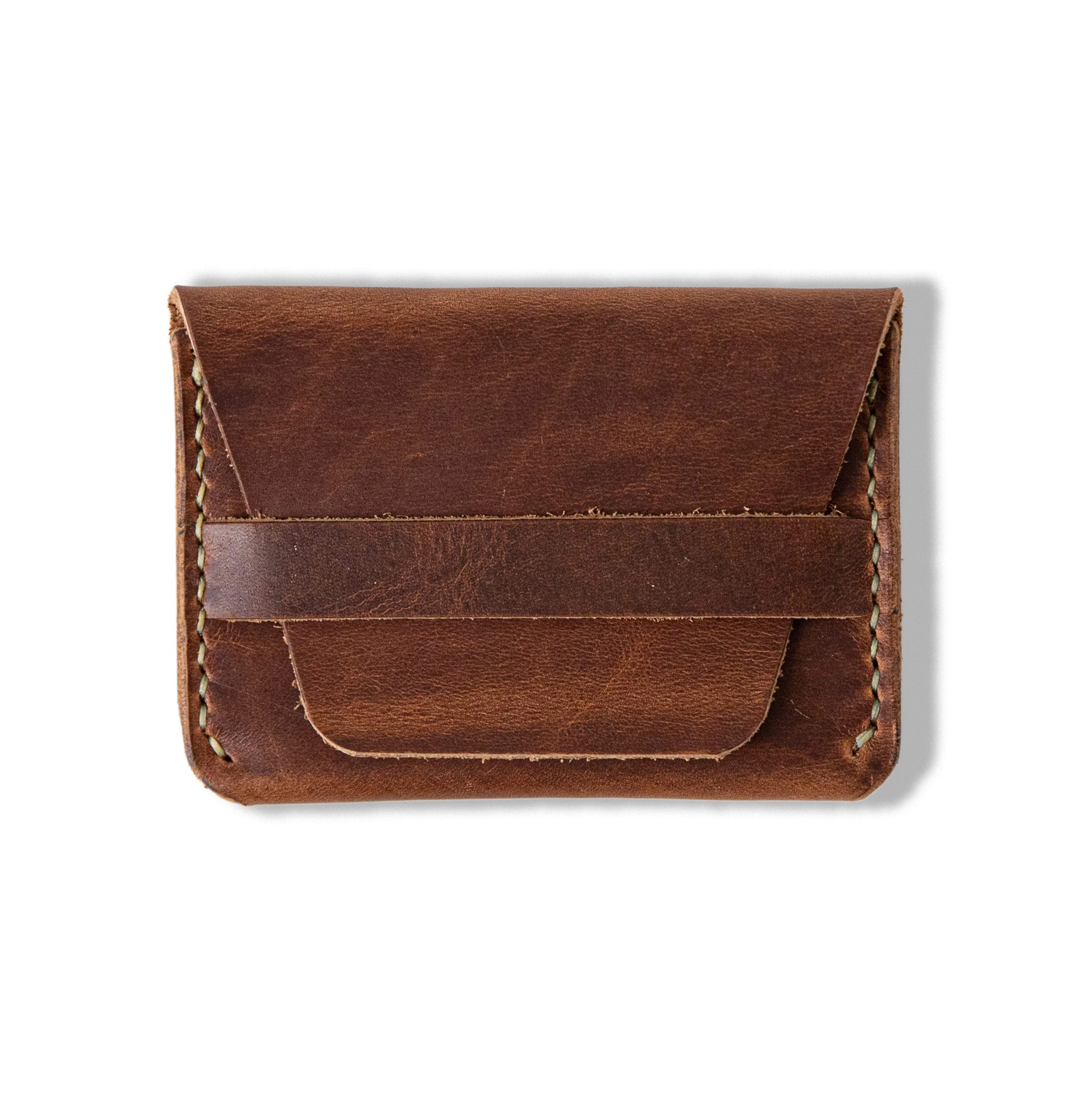 English Tan Flap Wallet