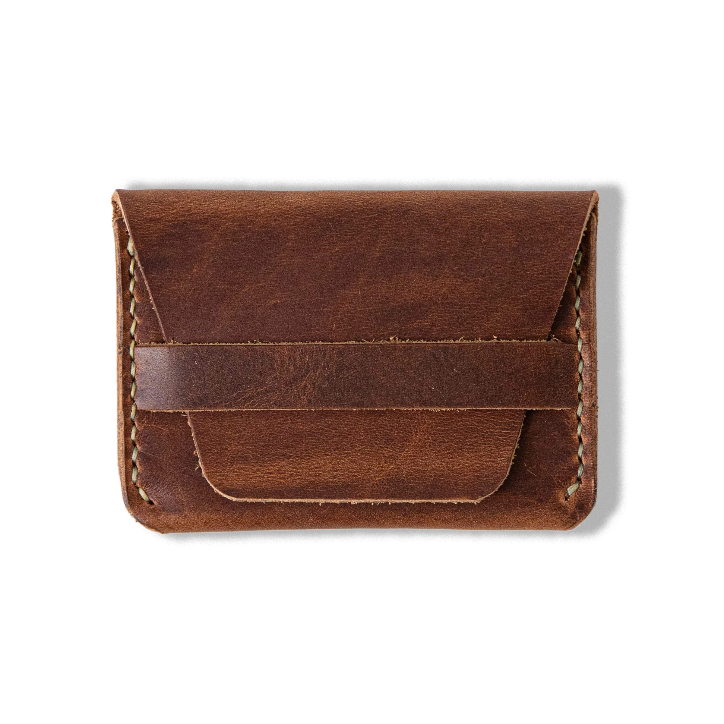 English Tan Flap Wallet