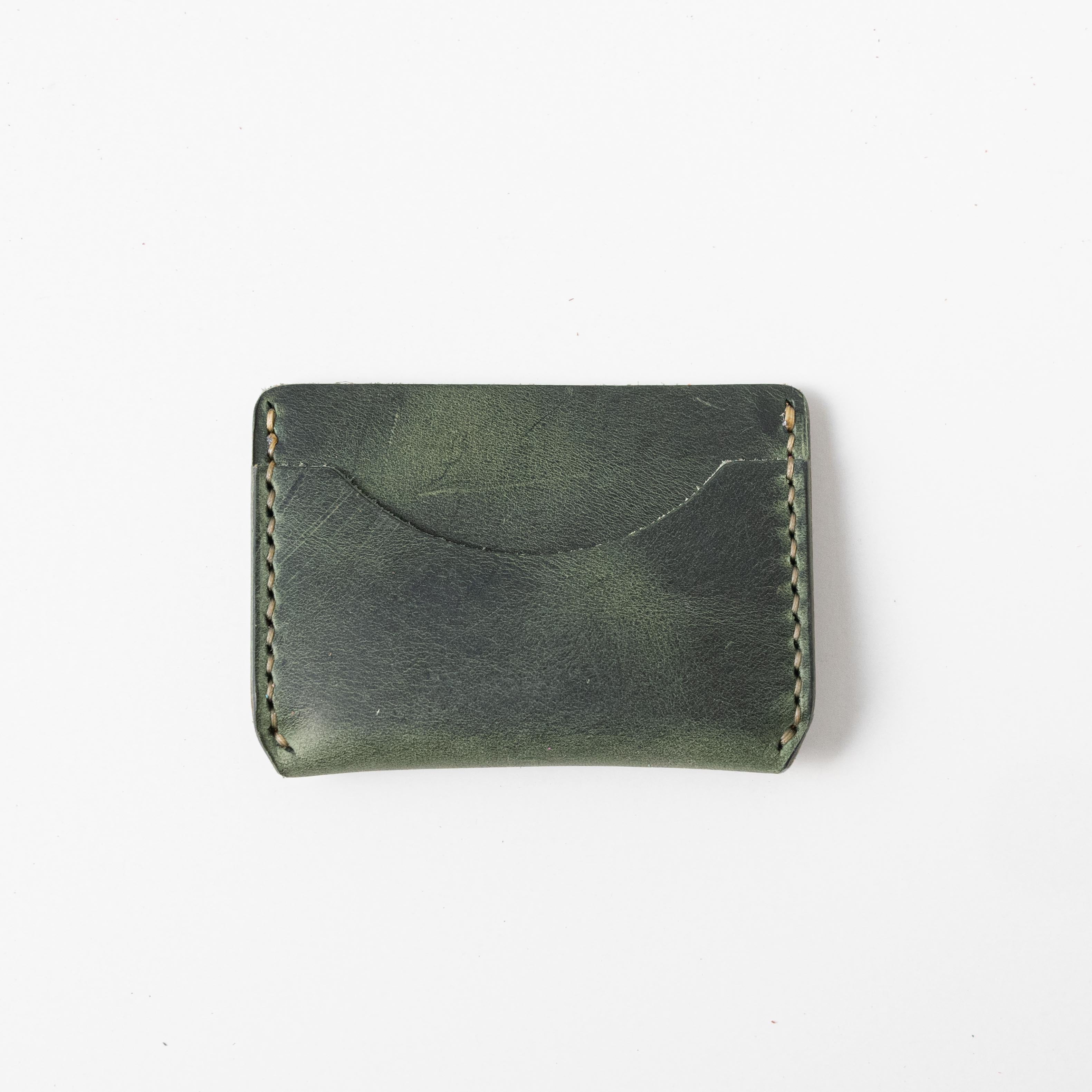 Eucalyptus Card Case- mens leather wallet - leather wallets for women - KMM & Co.