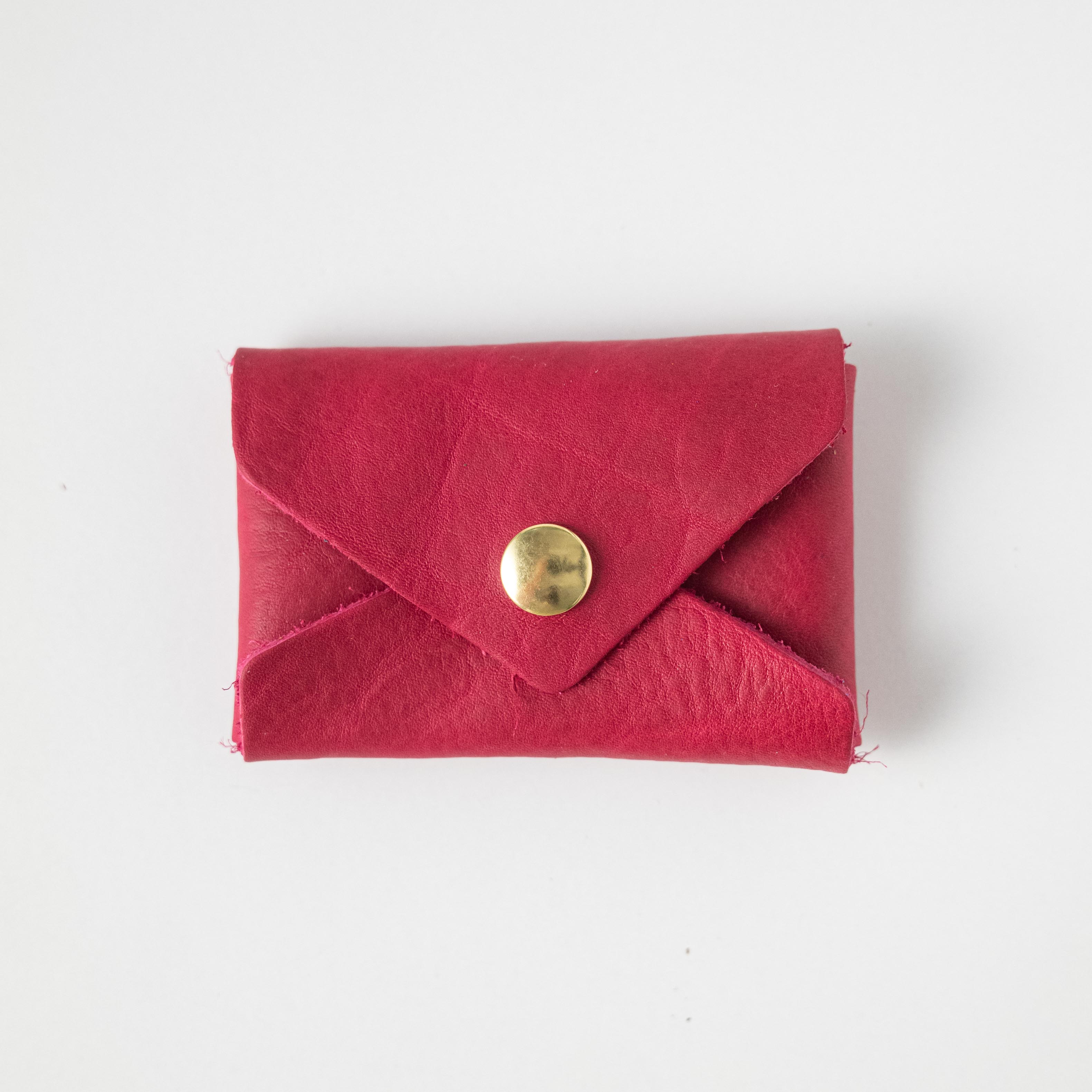 Get a free card envelope!- card holder wallet - leather wallet made in America at KMM & Co.