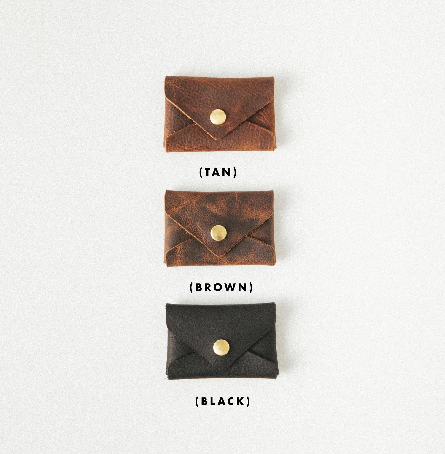 Get a free card envelope!- card holder wallet - leather wallet made in America at KMM & Co.