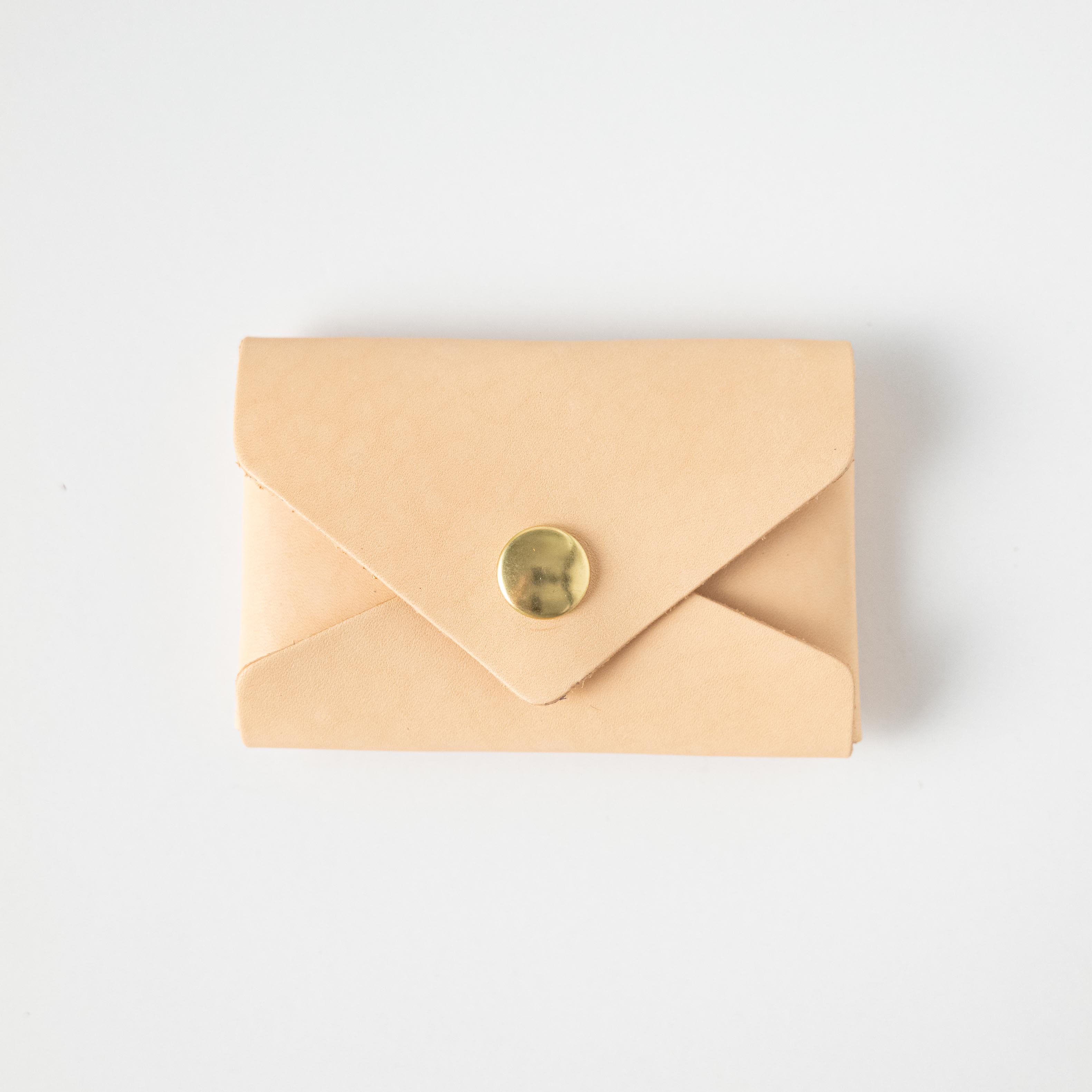 Get a free card envelope!- card holder wallet - leather wallet made in America at KMM & Co.